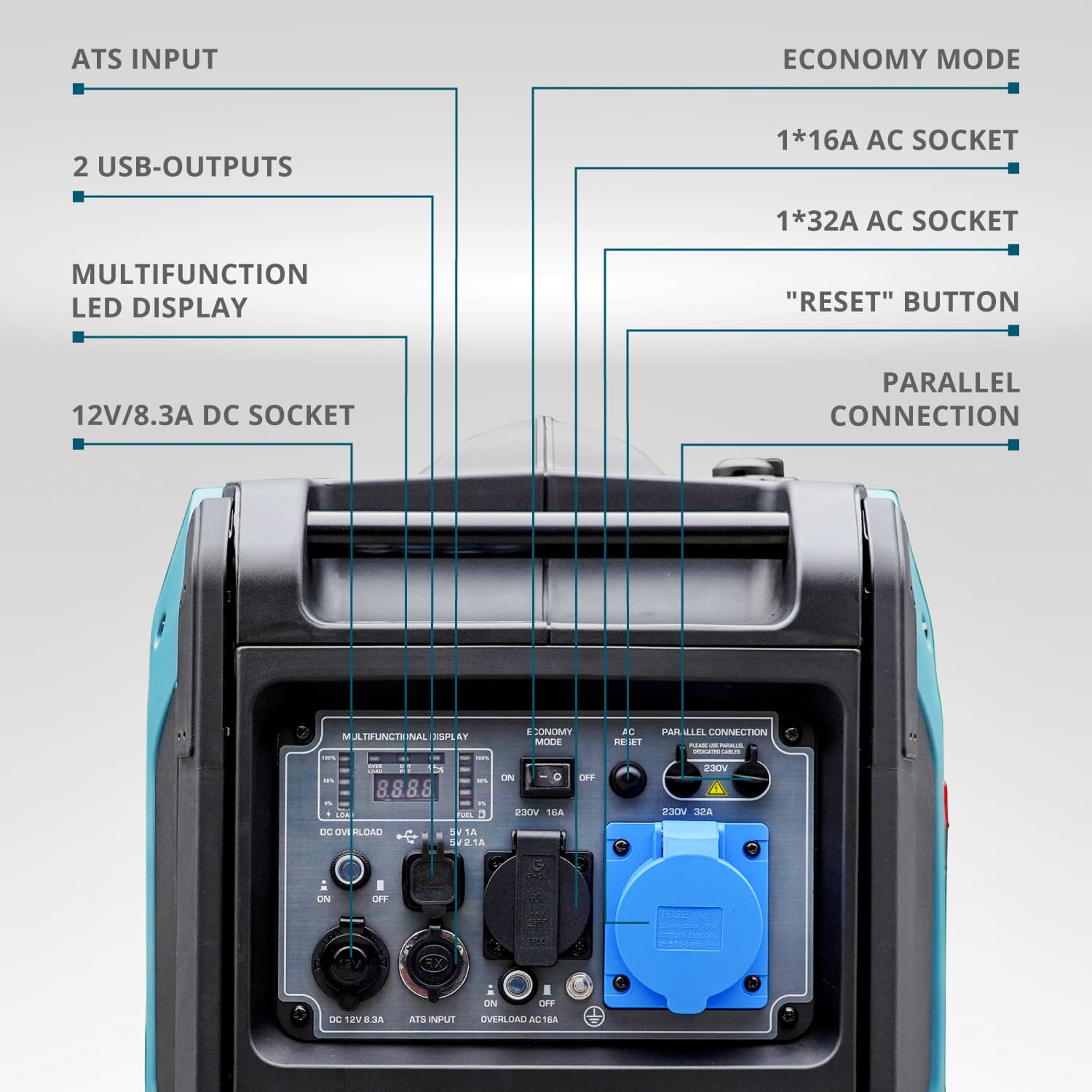 Inverter generator KS 6000iE S