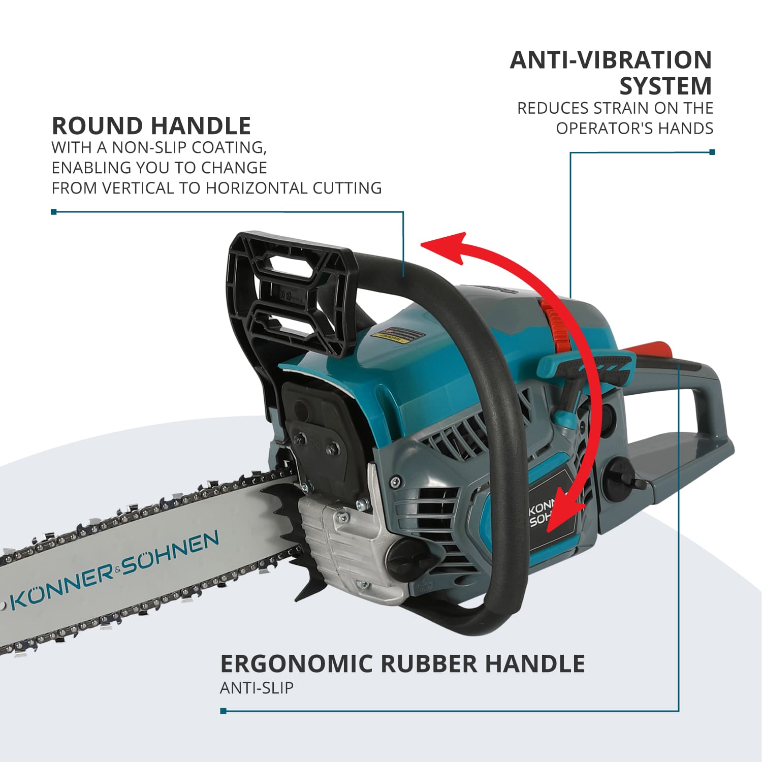 Gasoline chainsaw KS CS21G-13