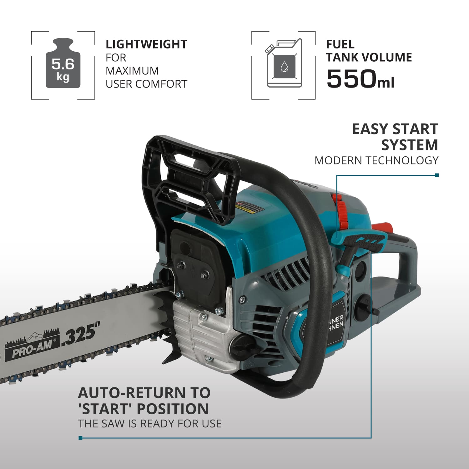 Gasoline chainsaw KS CS21G-16-1