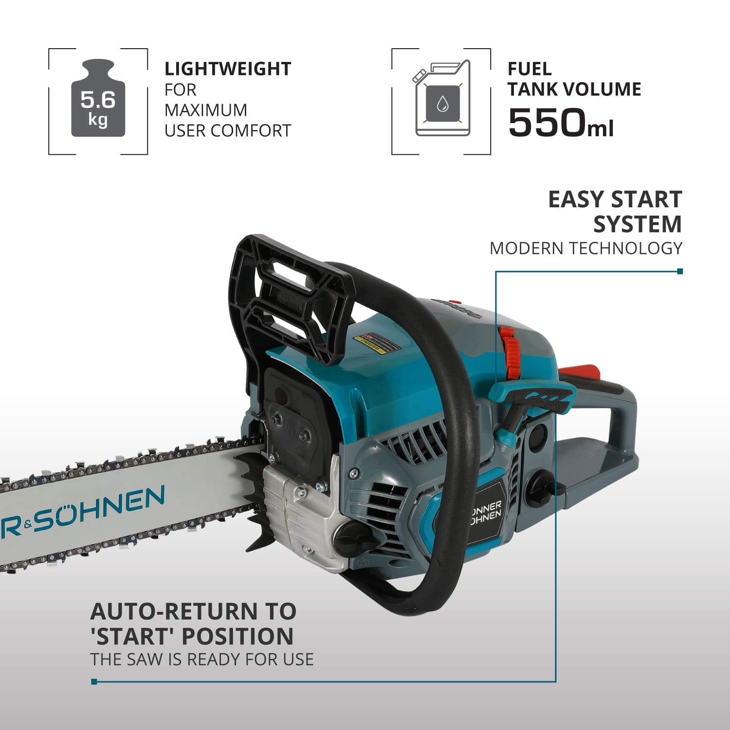 Gasoline chainsaw KS CS31G-16