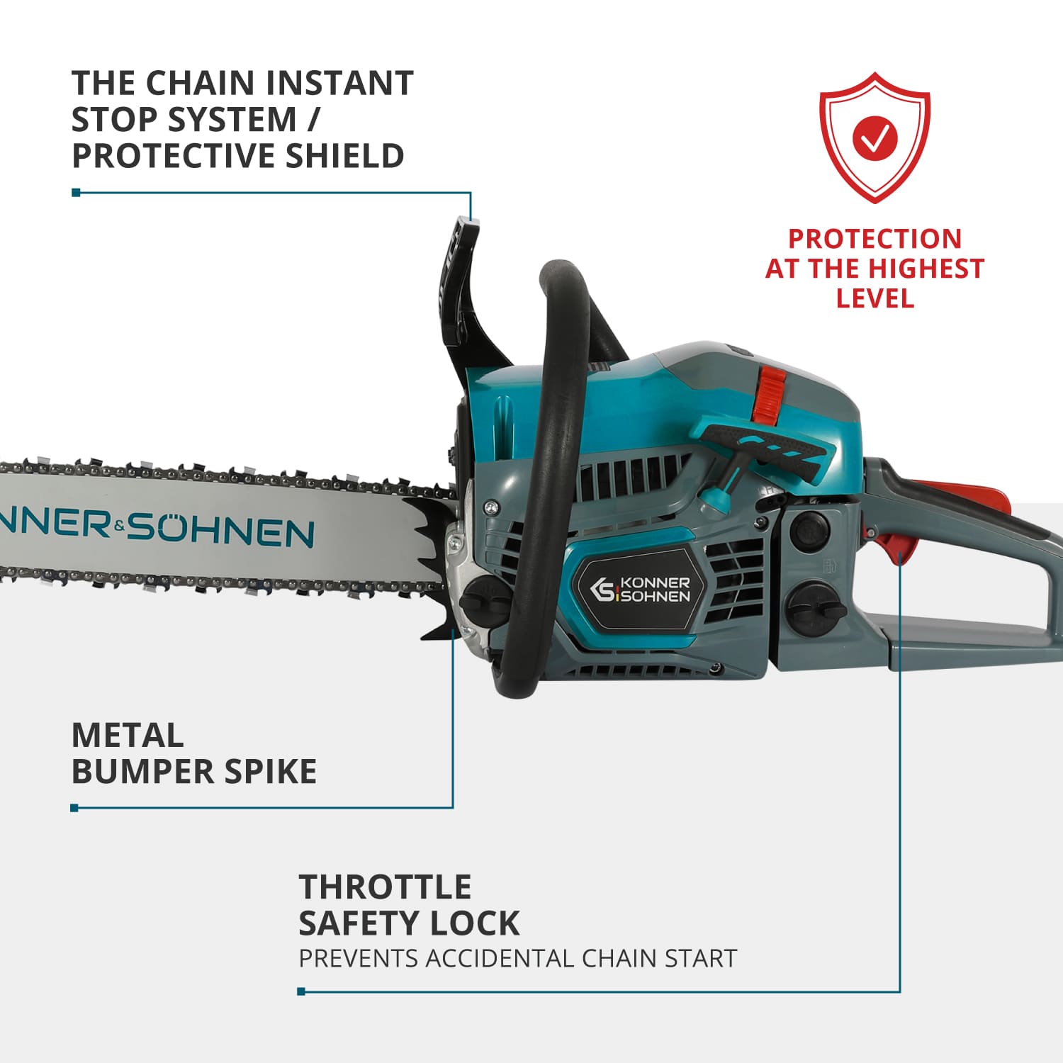 Gasoline chainsaw KS CS31G-18