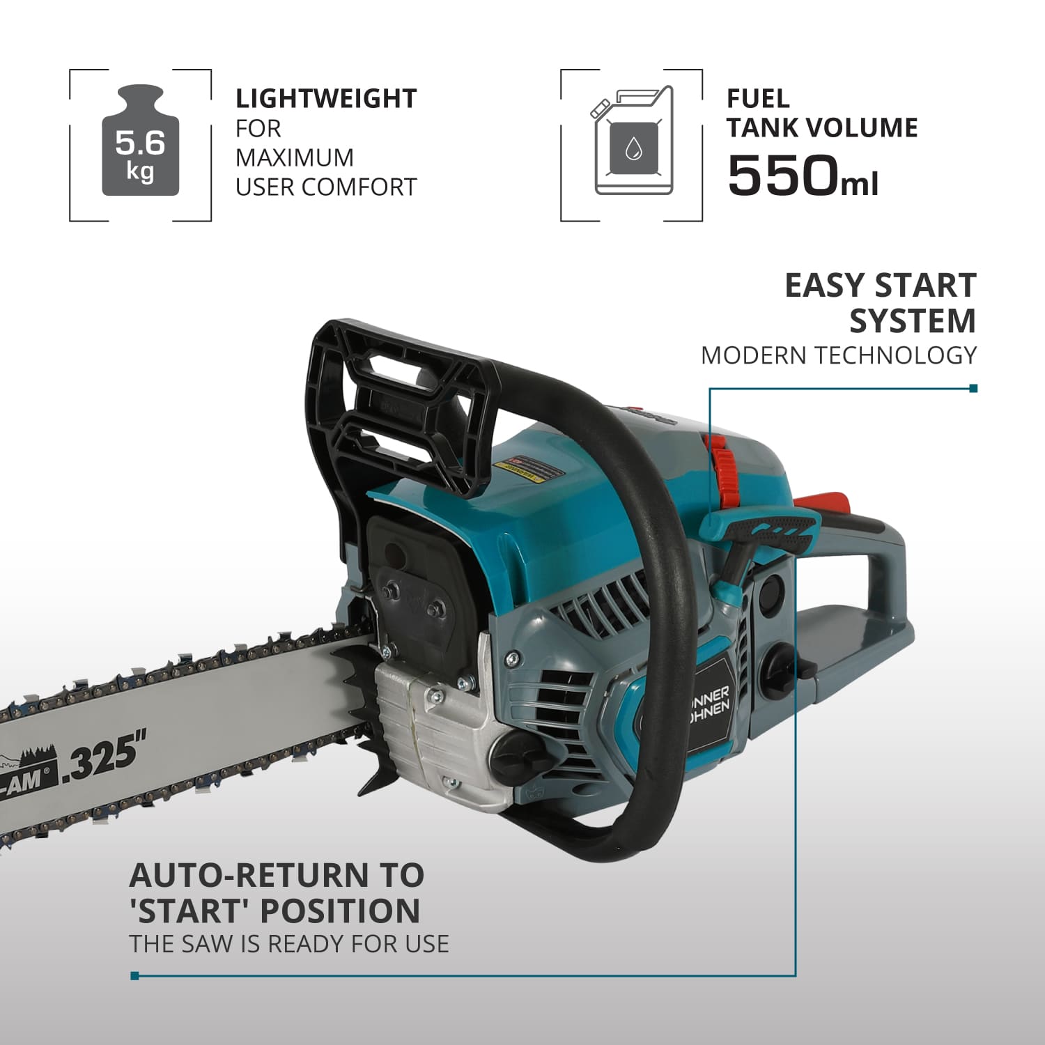 Gasoline chainsaw KS CS31G-20-1