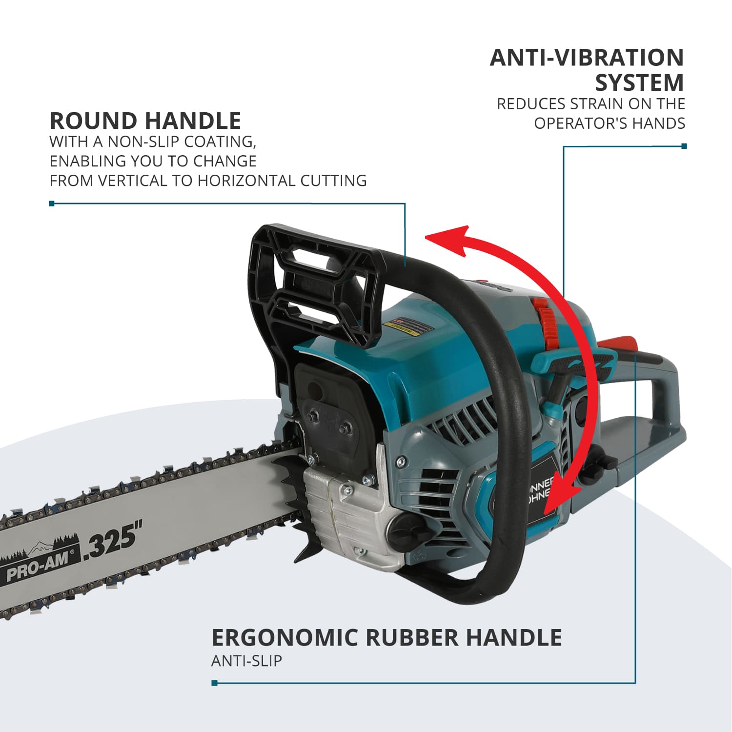 Gasoline chainsaw KS CS31G-20-1