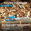 Electric chainsaw KS CS2400-18 thumbnail