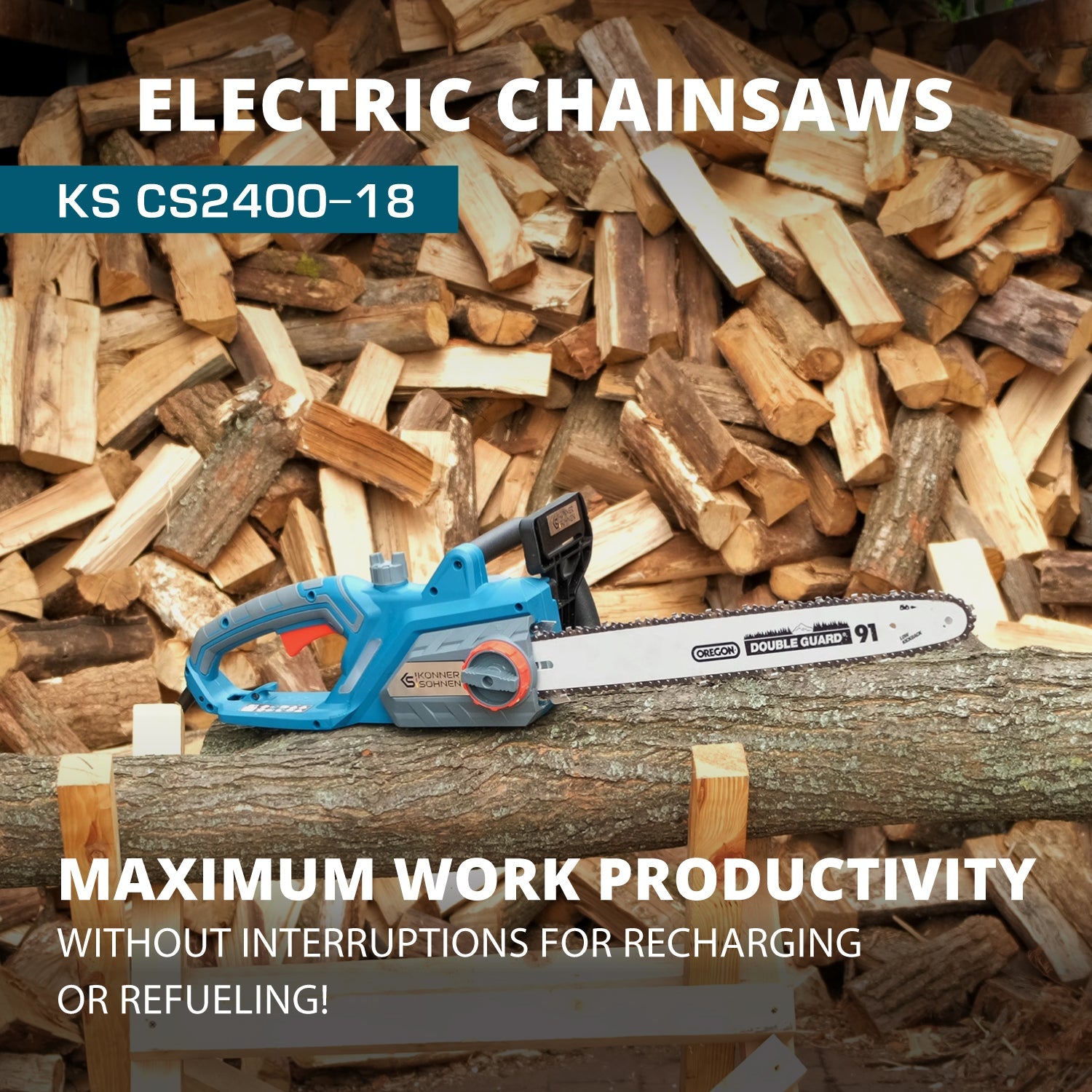 Electric chainsaw KS CS2400-18