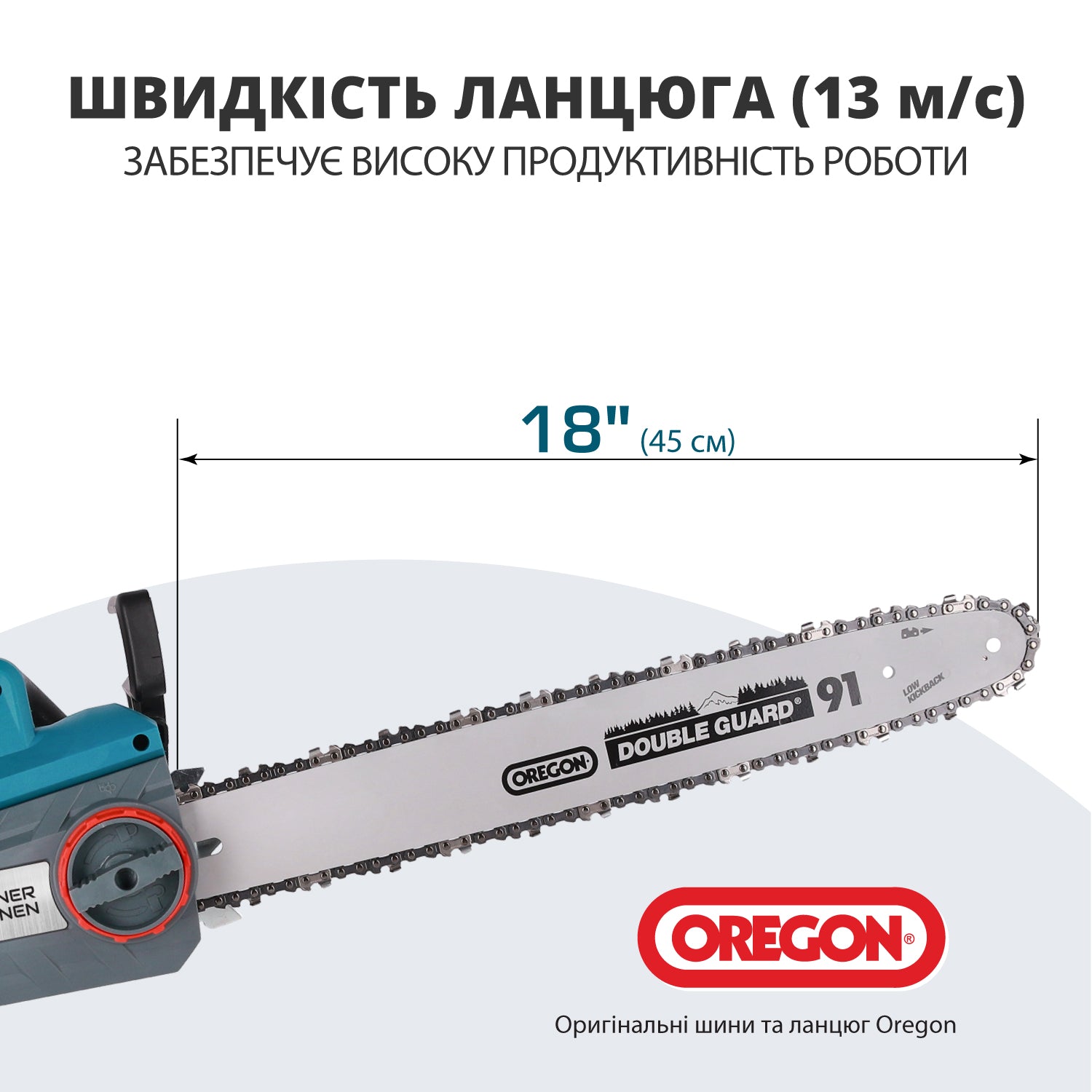 Електрична ланцюгова пила KS CS2400-18