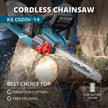 Cordless chainsaw KS CS40V-14 thumbnail