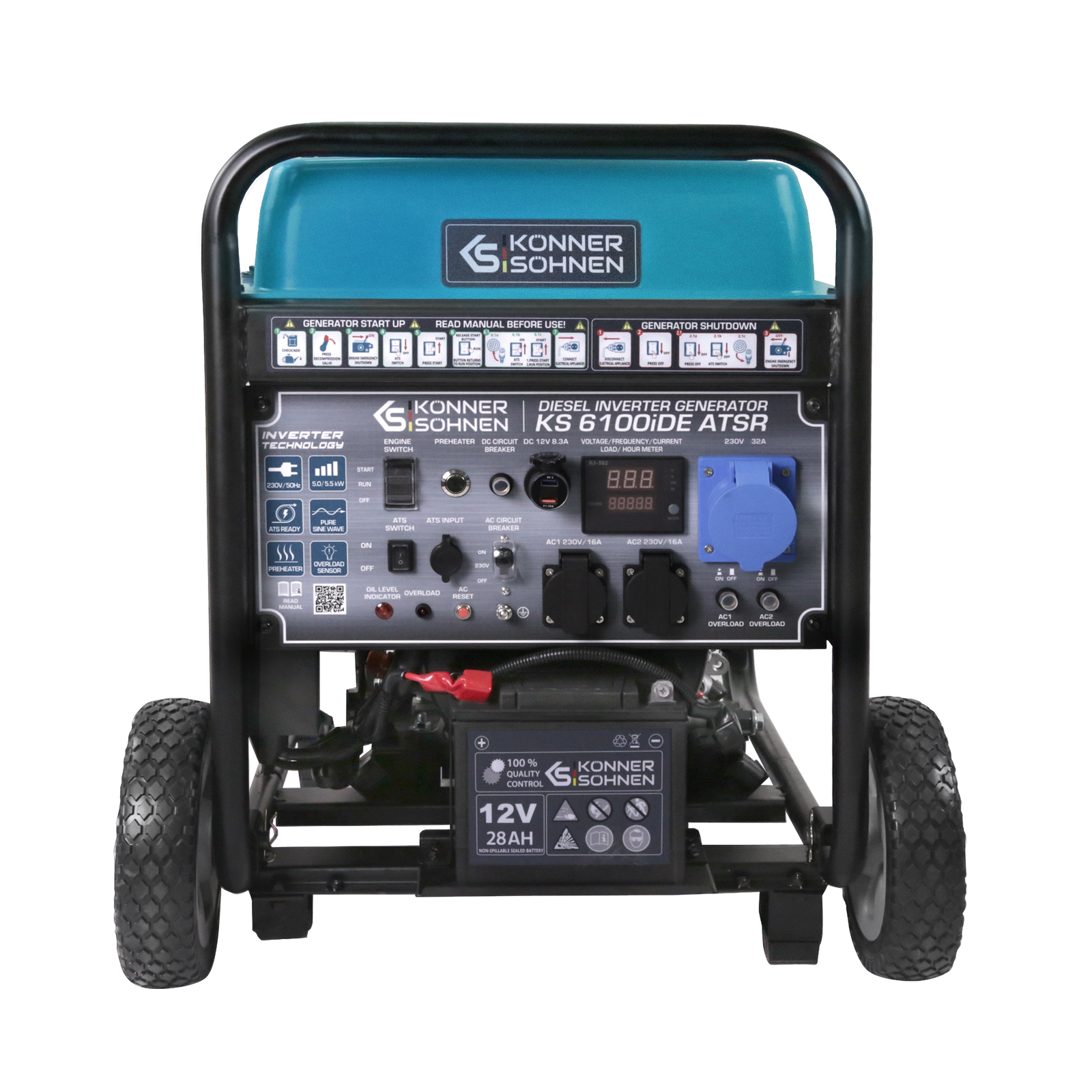 Diesel inverter generator KS 6100iDЕ ATSR