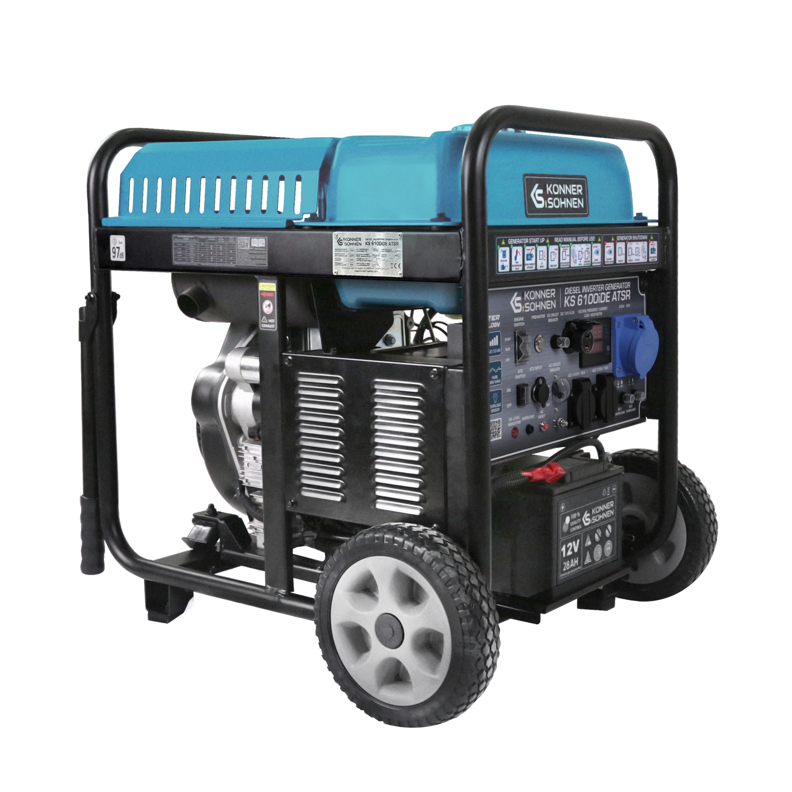 Diesel inverter generator KS 6100iDЕ ATSR