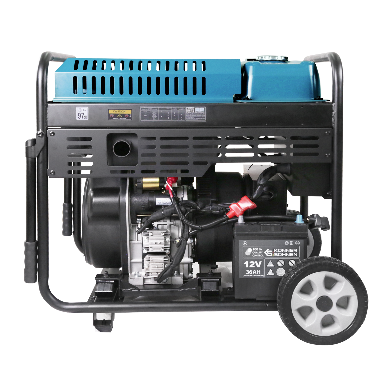 Diesel inverter generator "Könner & Söhnen" KS 9500iDЕ ATSR