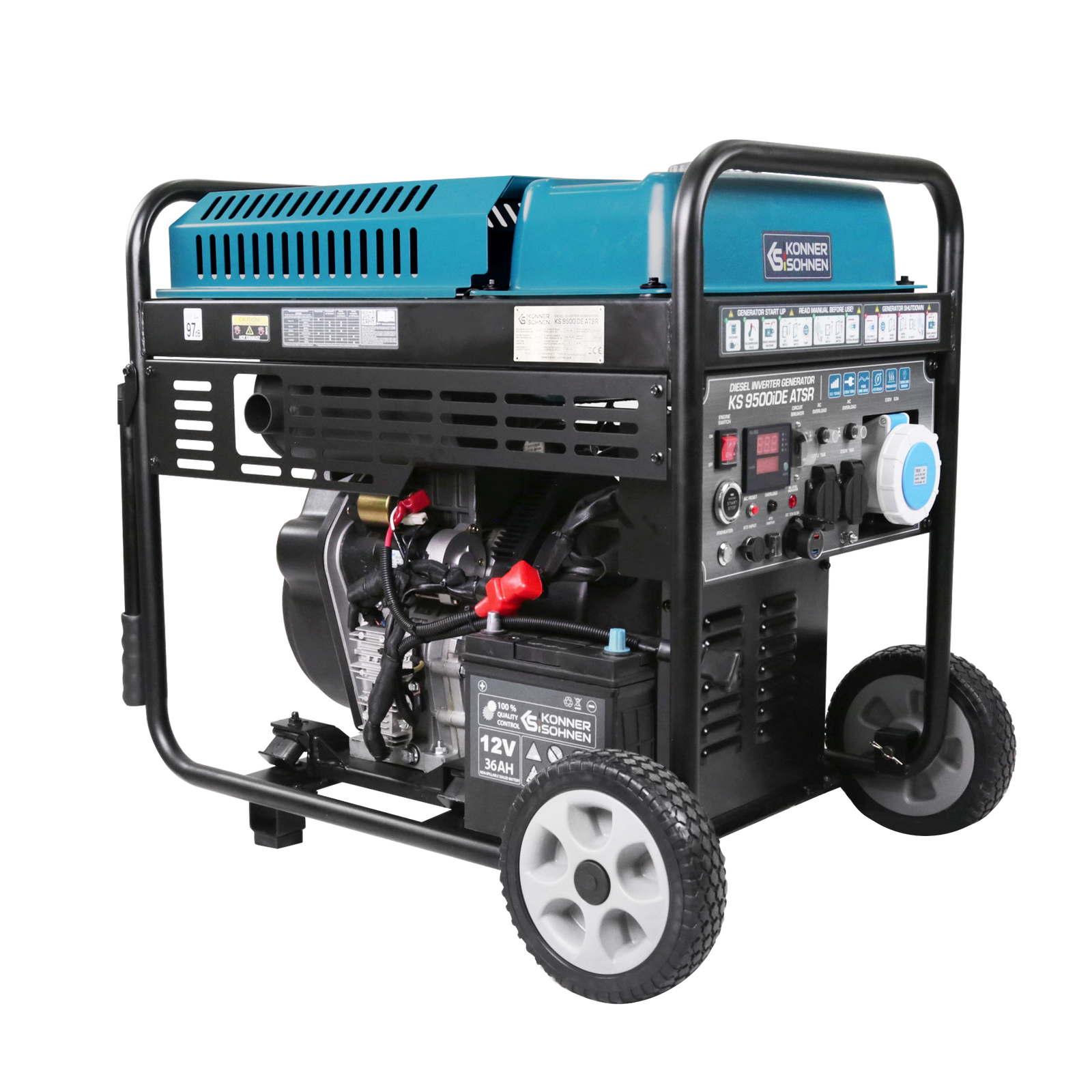 Diesel inverter generator "Könner & Söhnen" KS 9500iDЕ ATSR