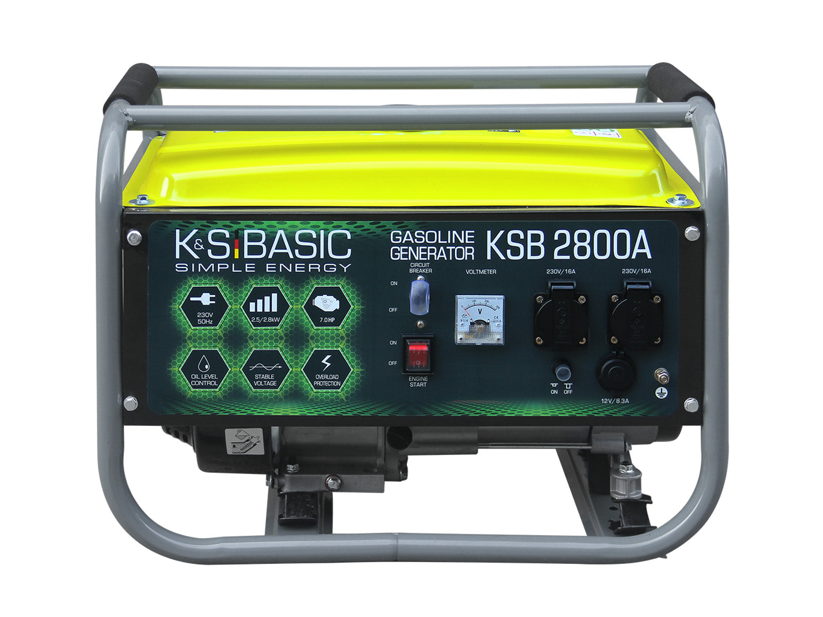 Бензиновий генератор «K&S BASIC» KSB 2800A