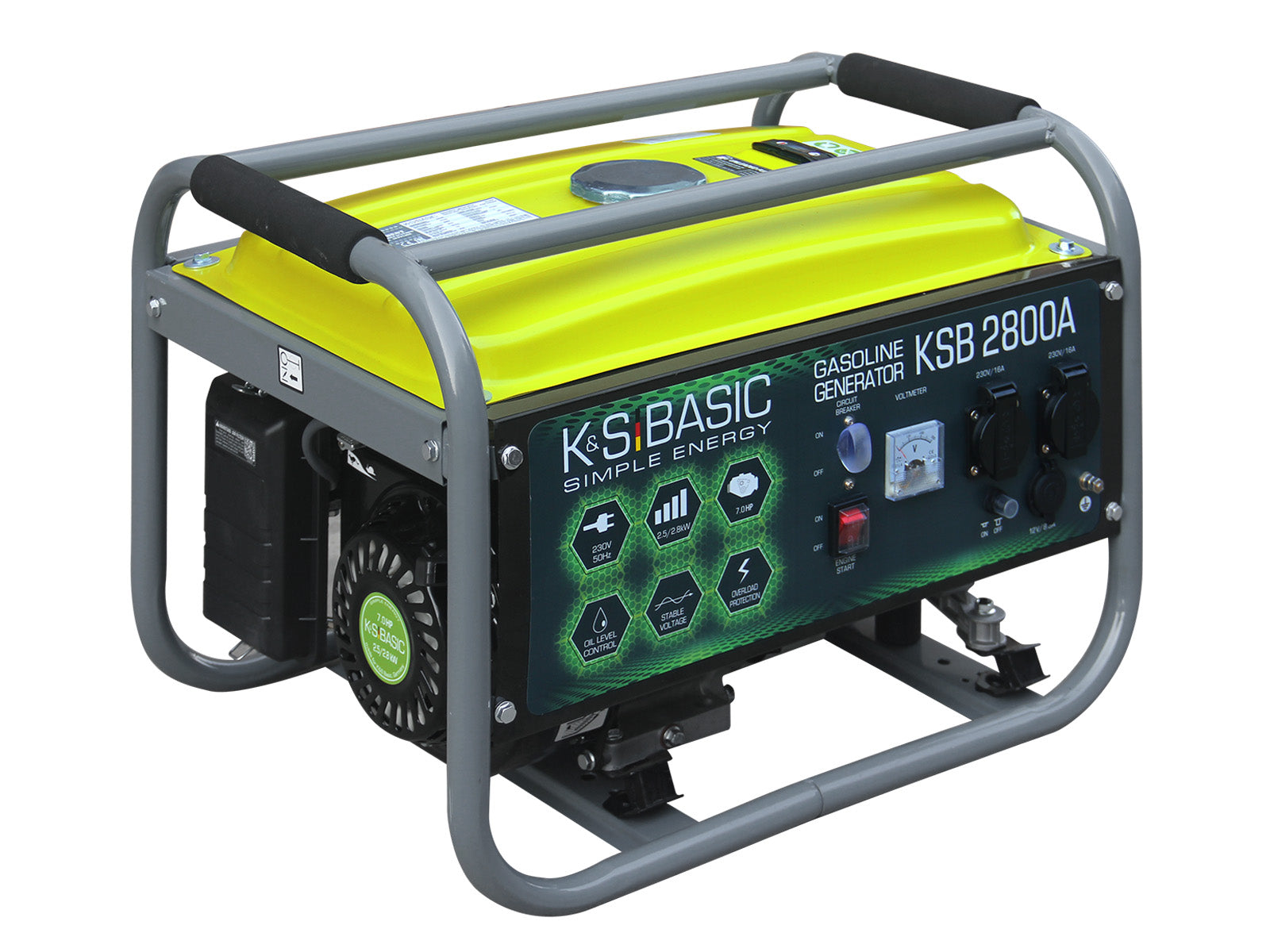 Бензиновий генератор «K&S BASIC» KSB 2800A