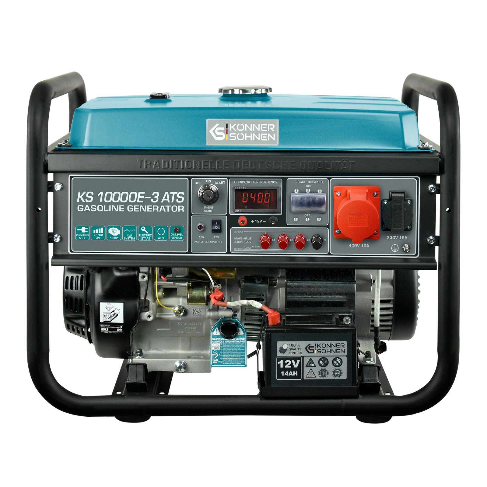 Gasoline generator "Könner & Söhnen" KS 10000E-3 ATS