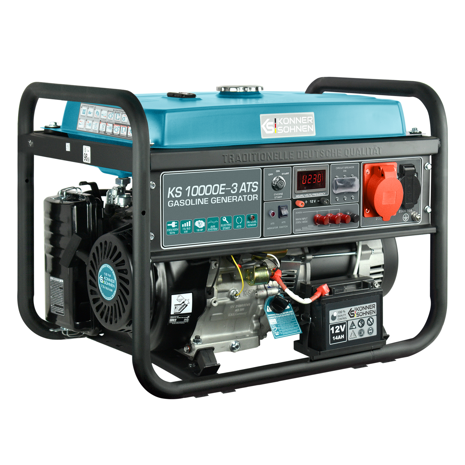 Gasoline generator "Könner & Söhnen" KS 10000E-3 ATS
