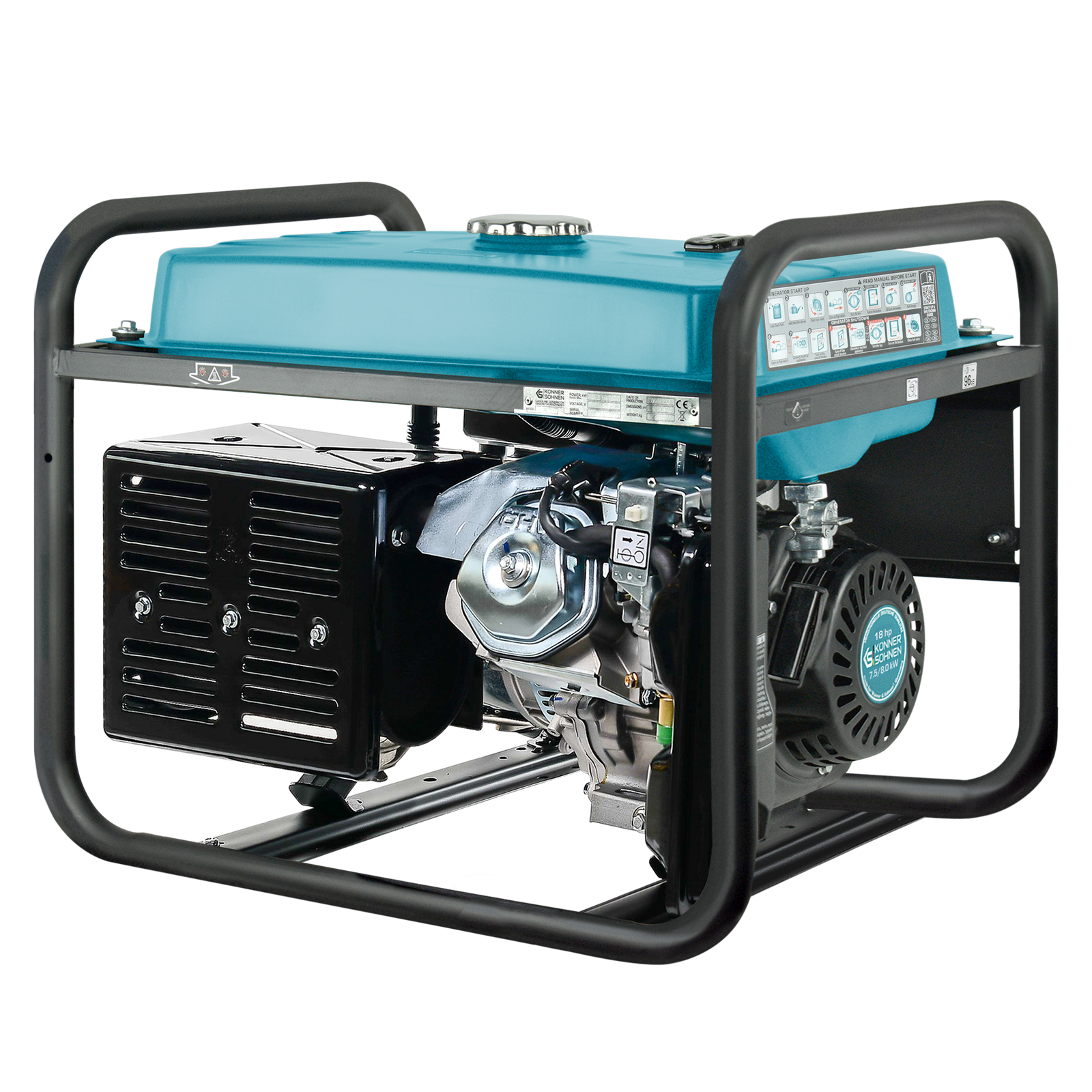 Gasoline generator "Könner & Söhnen" KS 10000E 1/3