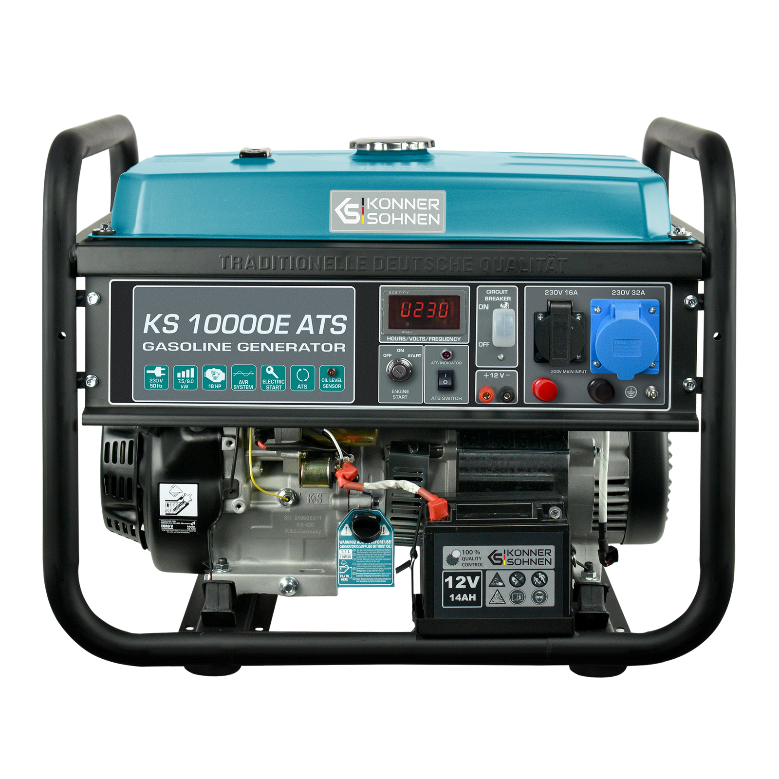 Gasoline generator "Könner & Söhnen" KS 10000E ATS