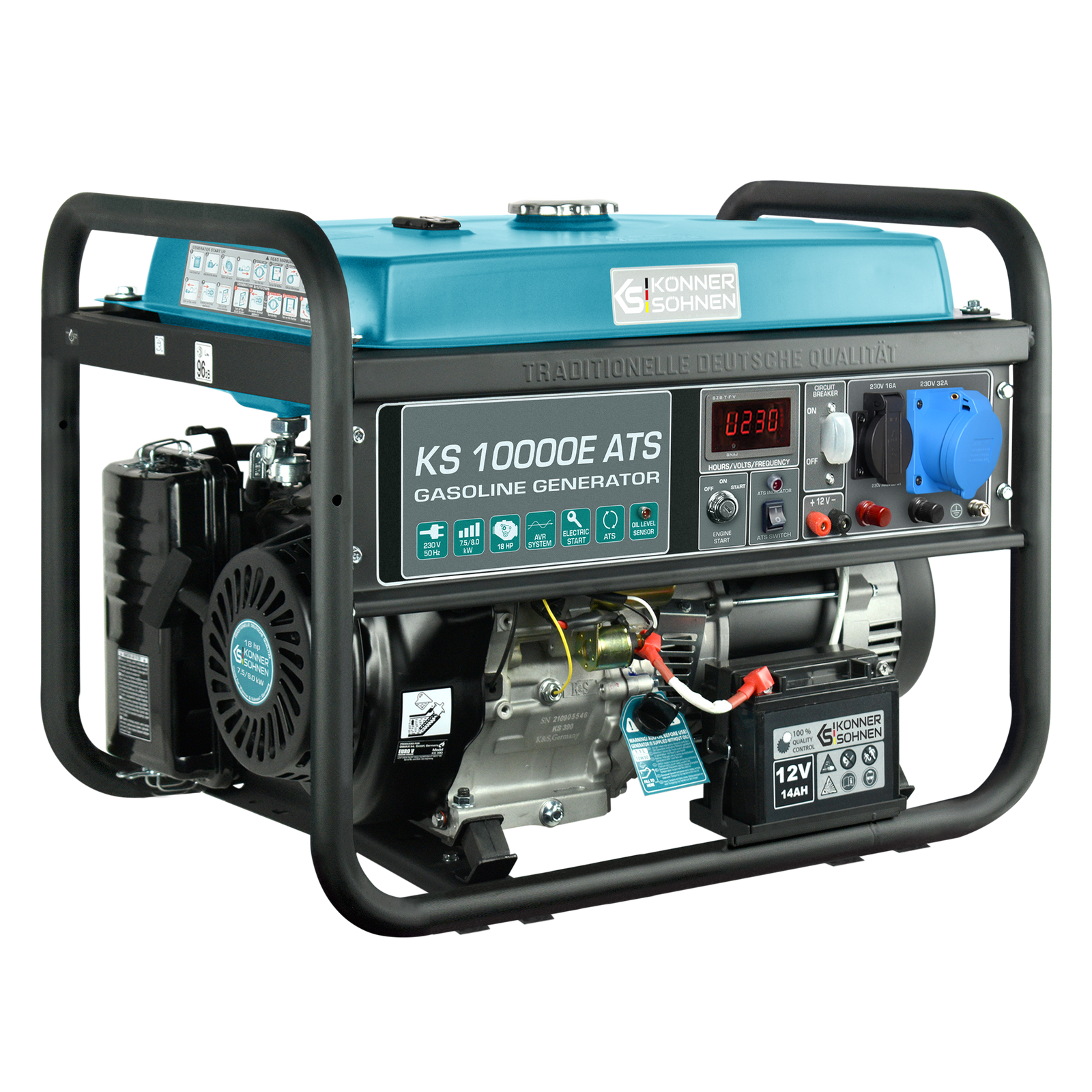 Gasoline generator "Könner & Söhnen" KS 10000E ATS