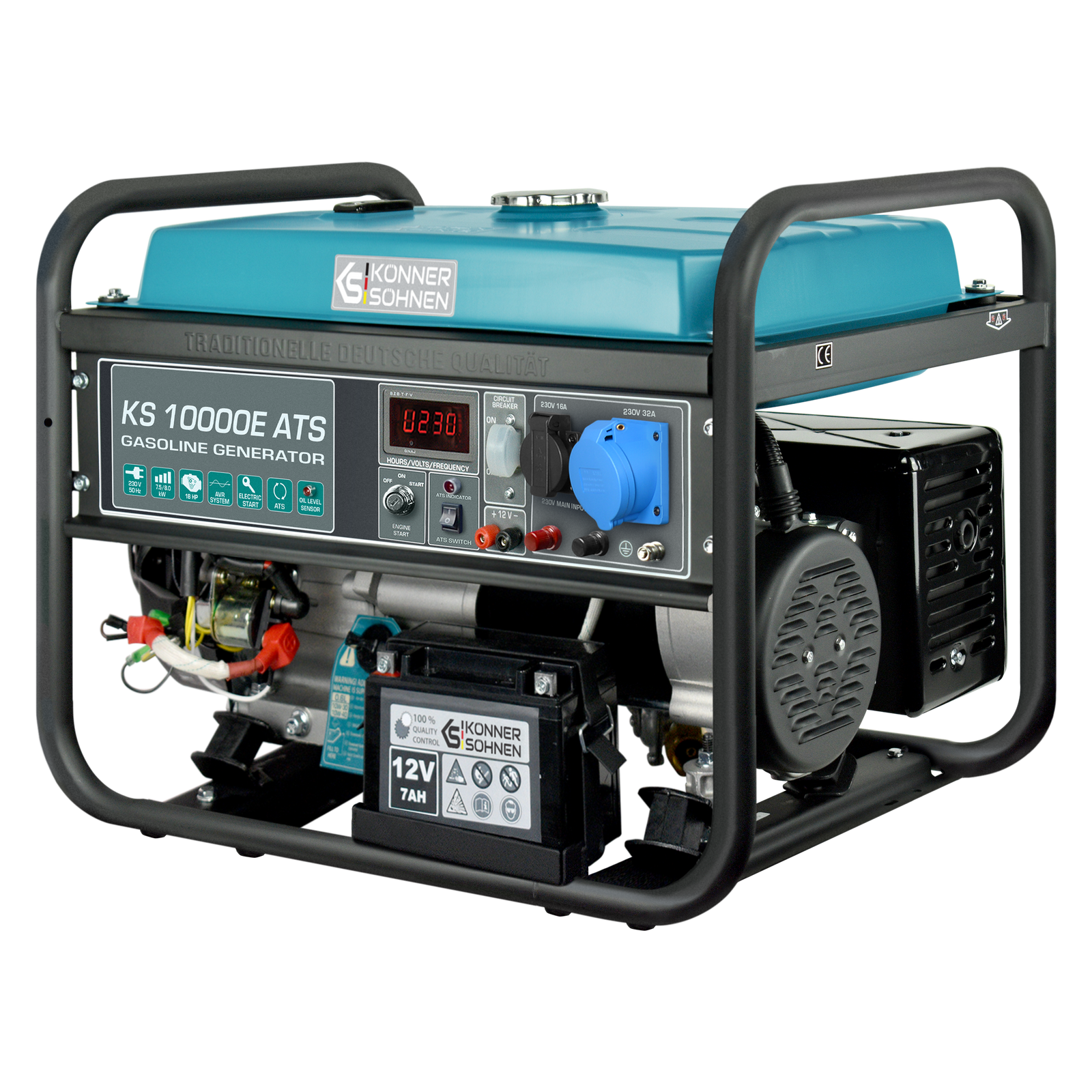 Gasoline generator "Könner & Söhnen" KS 10000E ATS