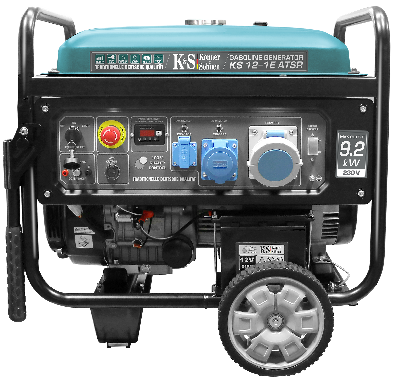 Gasoline generator "Könner & Söhnen" KS 12-1E ATSR