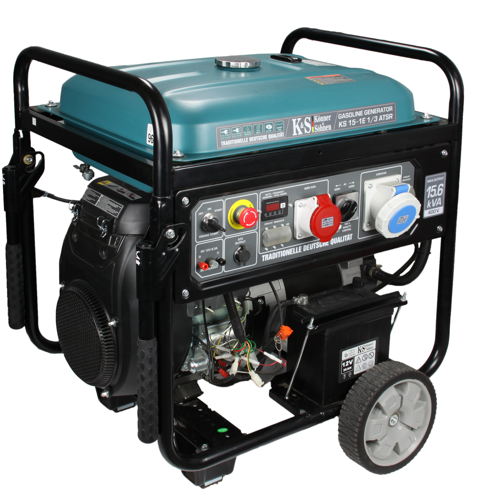 Gasoline generator "Könner & Söhnen" KS 15-1E 1/3 ATSR