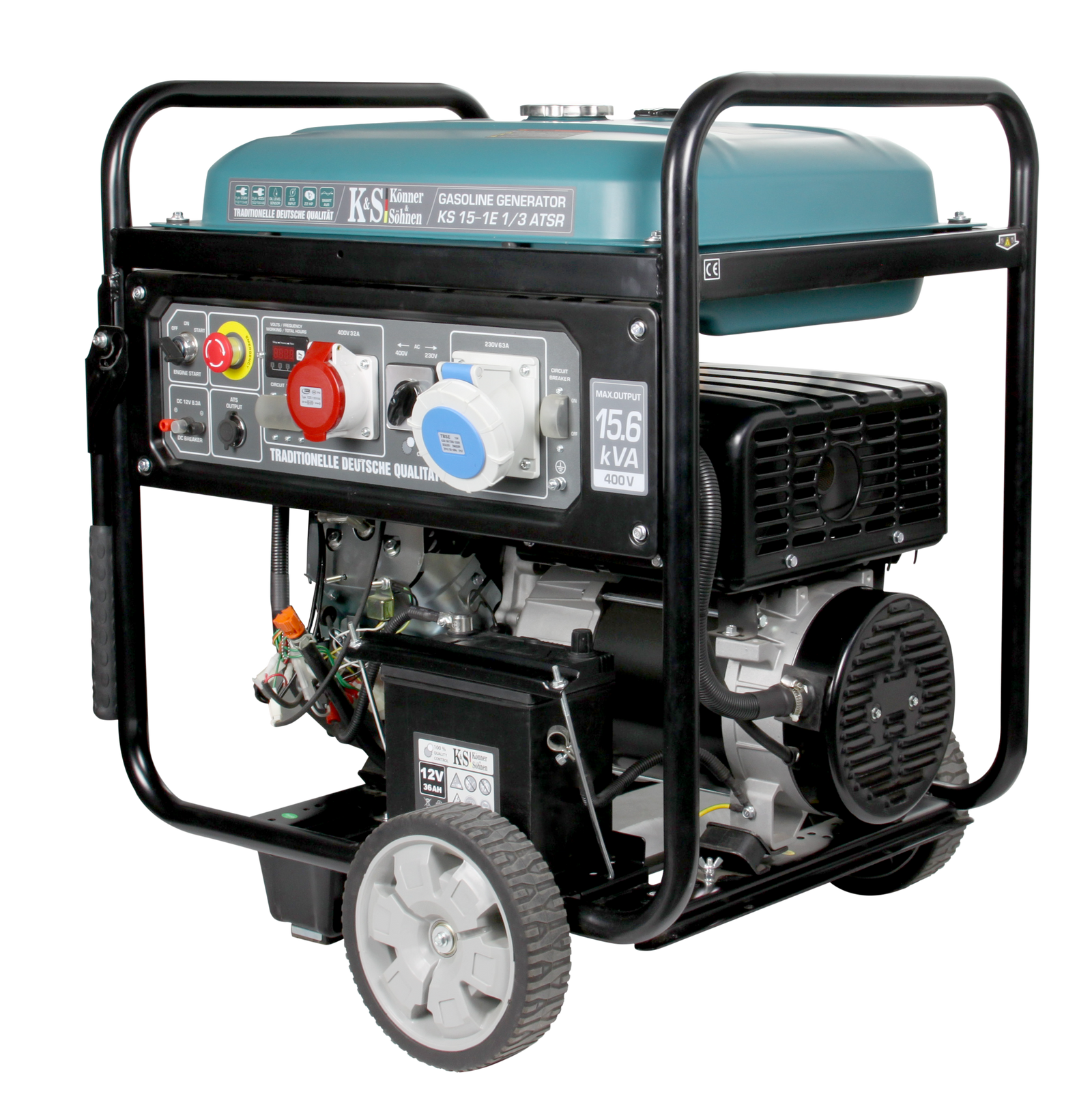 Gasoline generator "Könner & Söhnen" KS 15-1E 1/3 ATSR