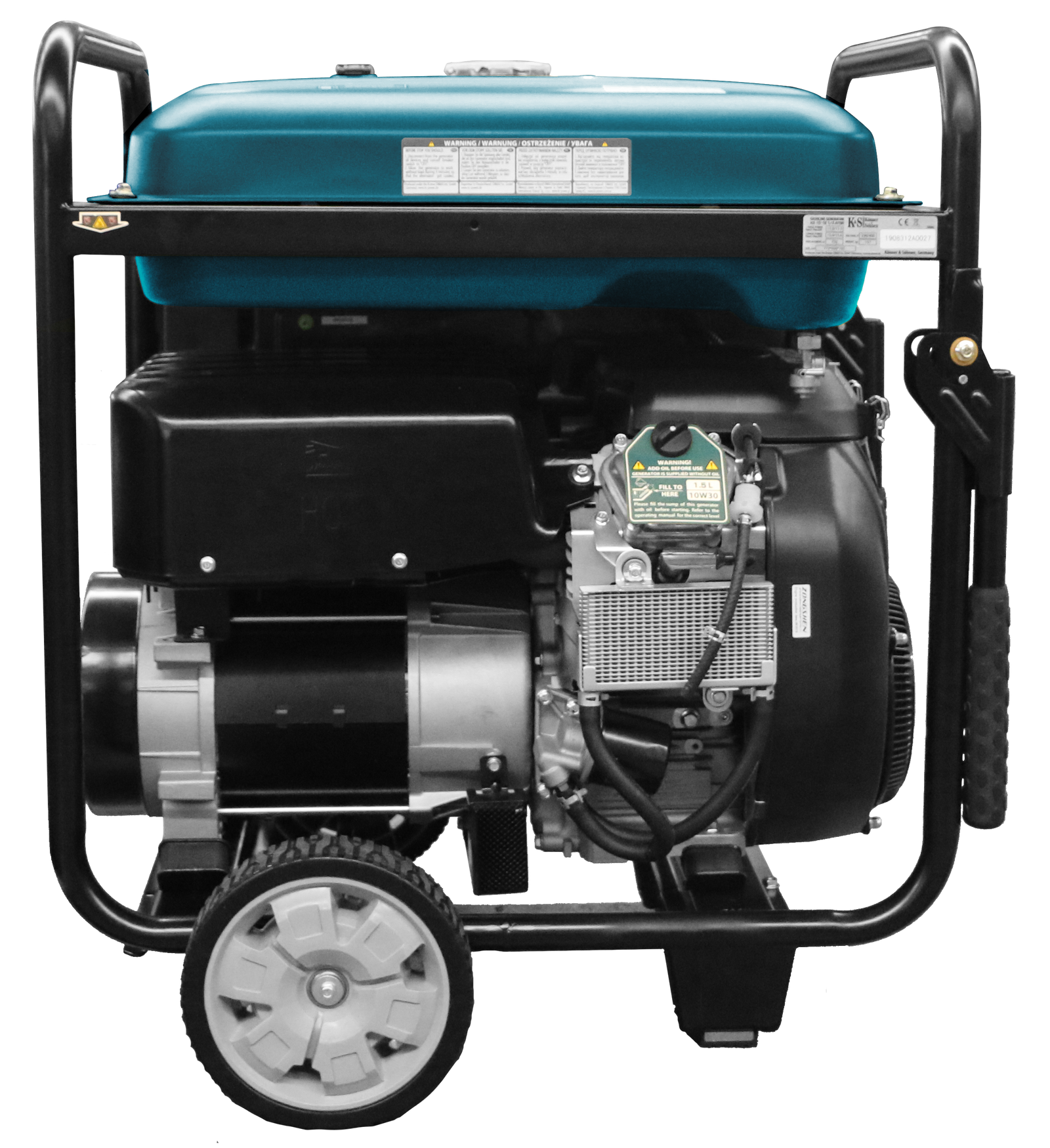 2-cylinders gasoline generator "Könner & Söhnen" KS 15-1E ATSR