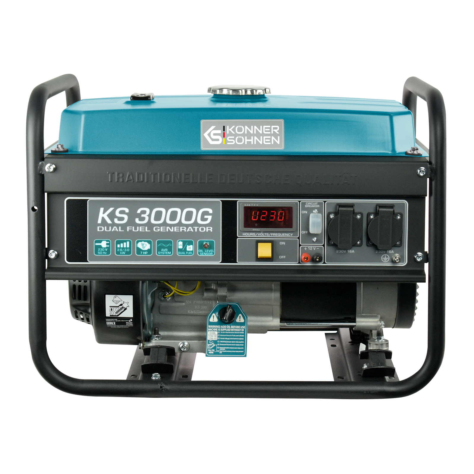 LPG/Gasoline Generator "Könner & Söhnen" KS 3000G
