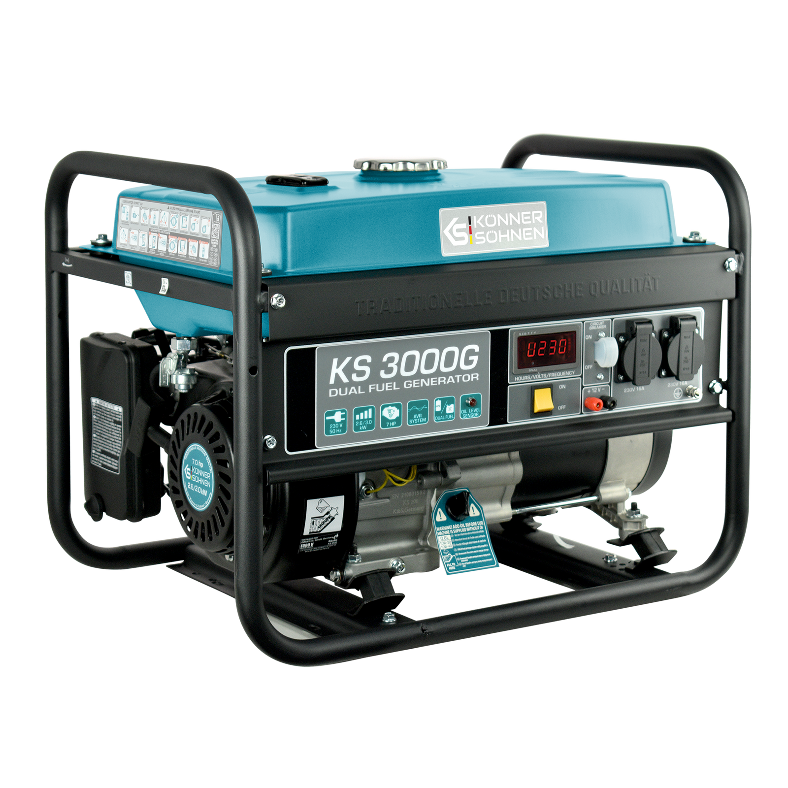 LPG/Gasoline Generator "Könner & Söhnen" KS 3000G