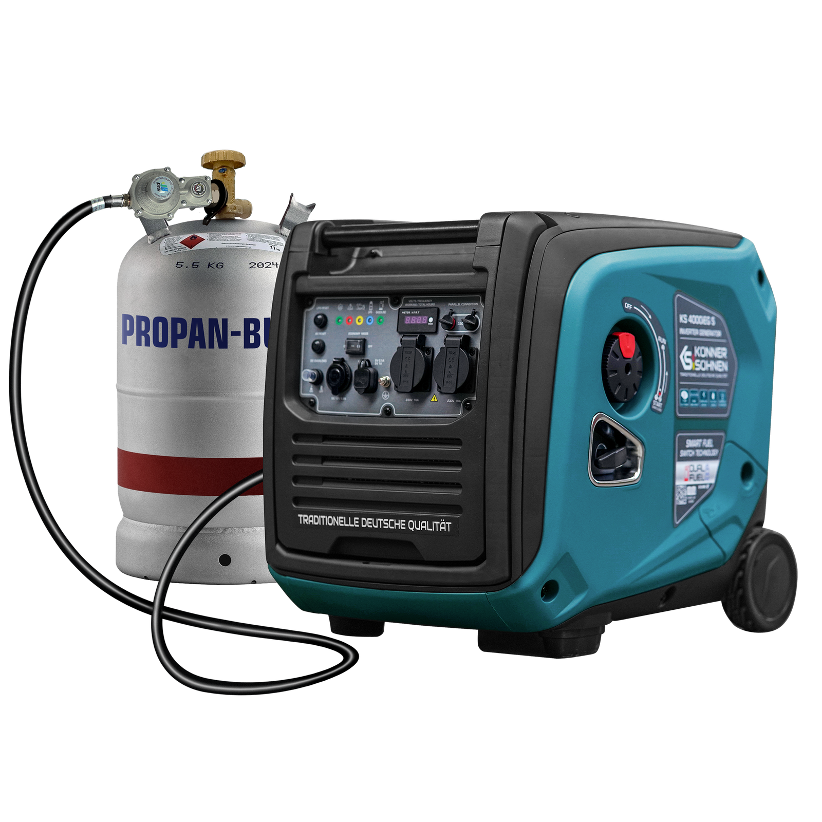 LPG/gasoline inverter generator KS 4000iEG S