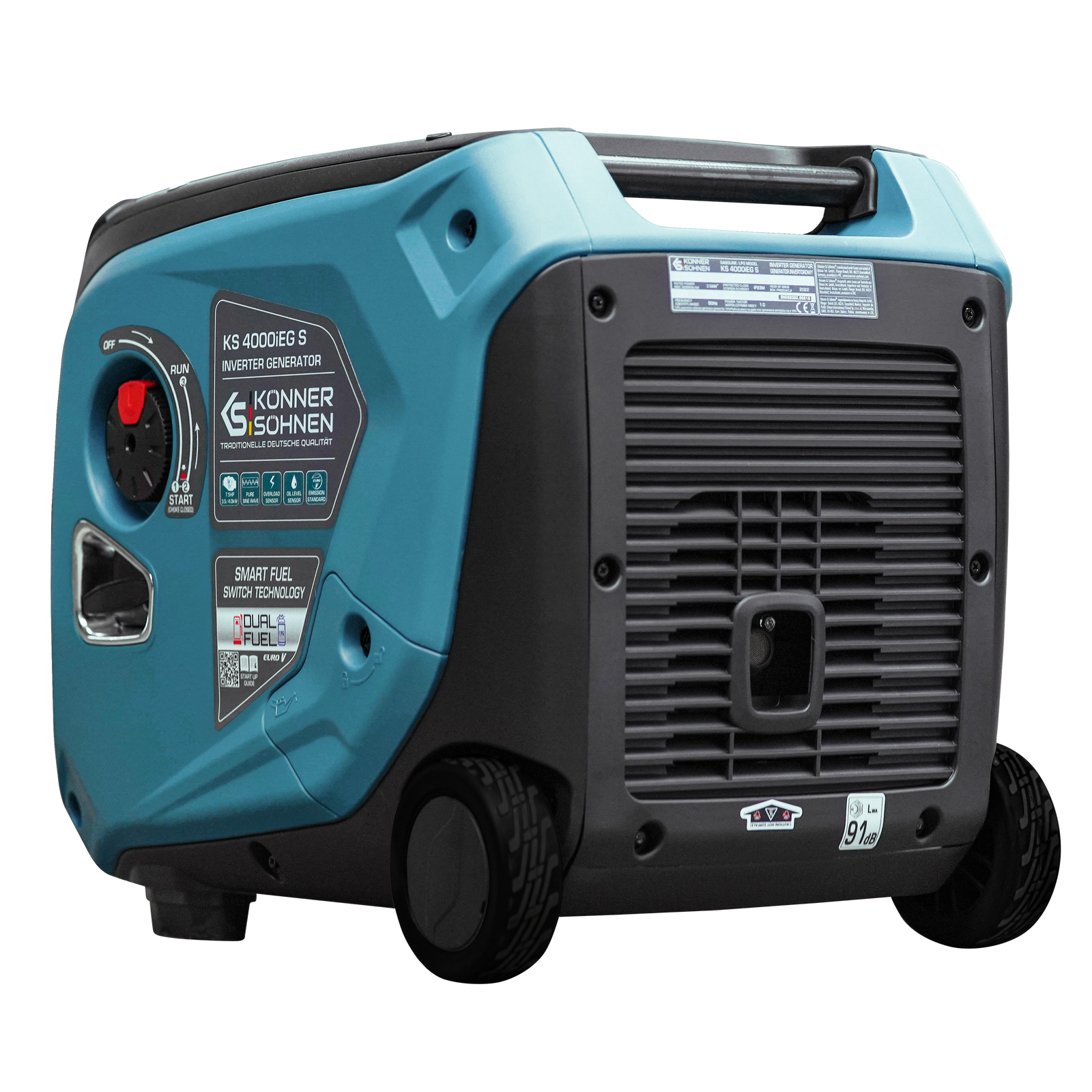 LPG/gasoline inverter generator KS 4000iEG S