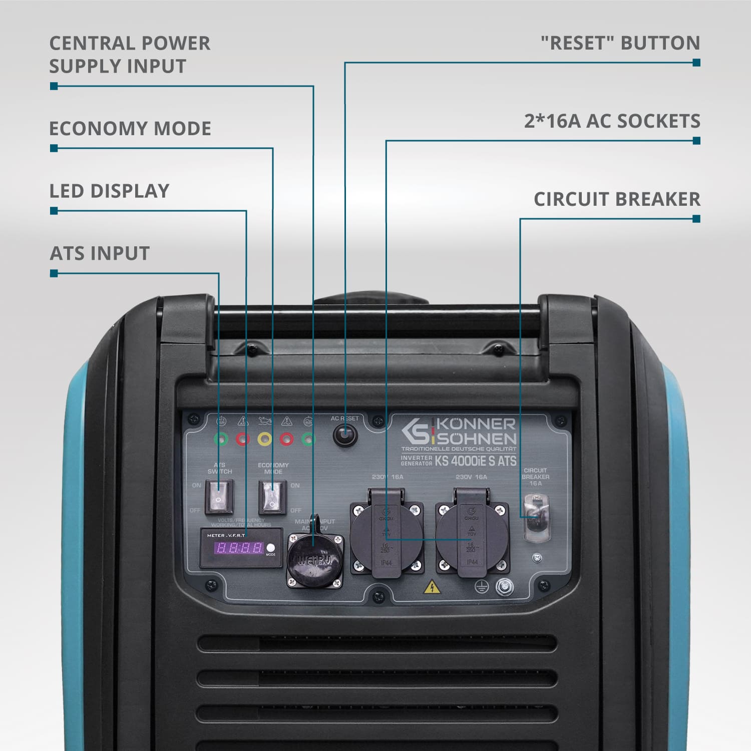 Inverter generator KS 4000iE S ATS