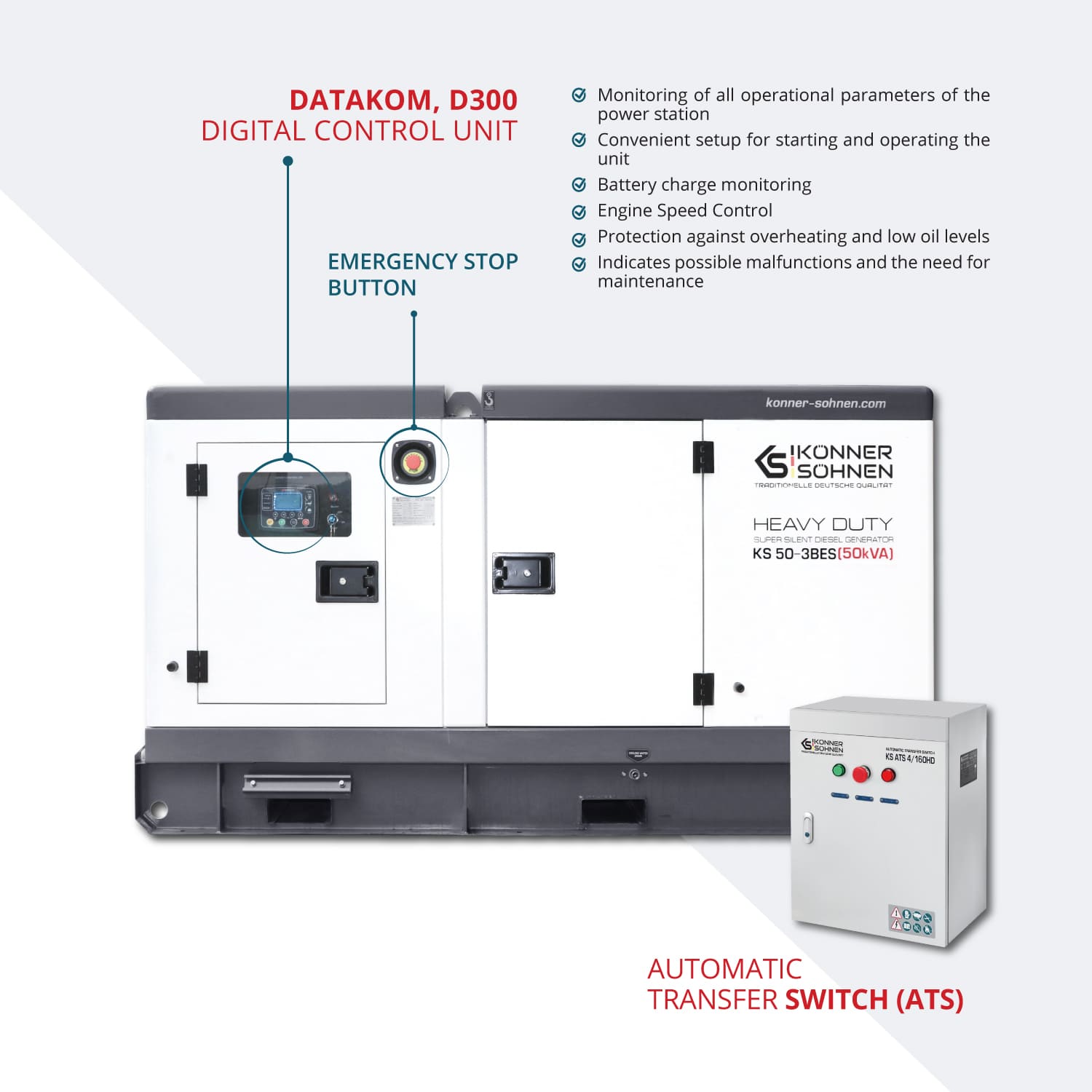 3 phase generator KS 50-3BES