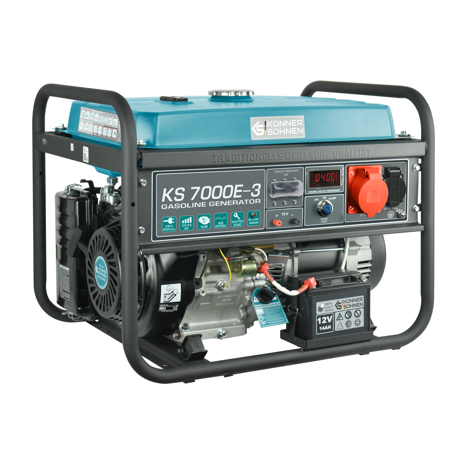 Gasoline generator "Könner & Söhnen" KS 7000E-3