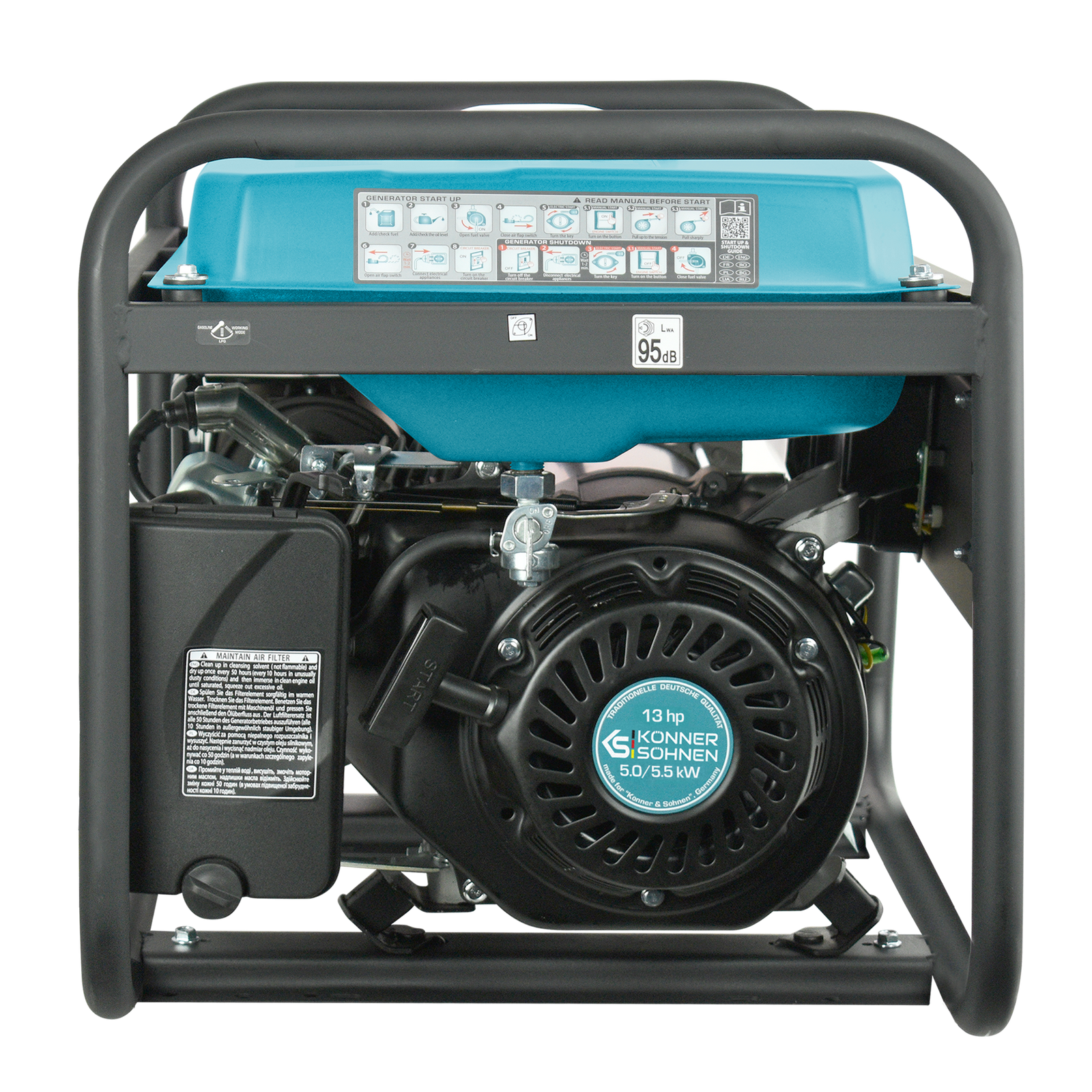 Gasoline generator "Könner & Söhnen" KS 7000E-3