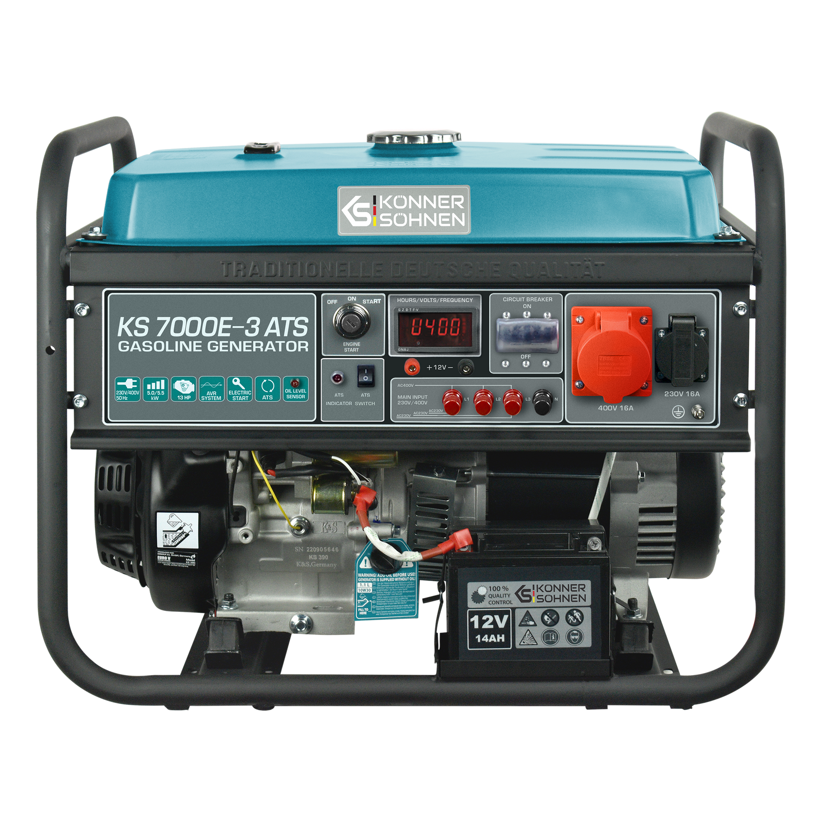 Gasoline generator "Könner & Söhnen" KS 7000E-3 ATS