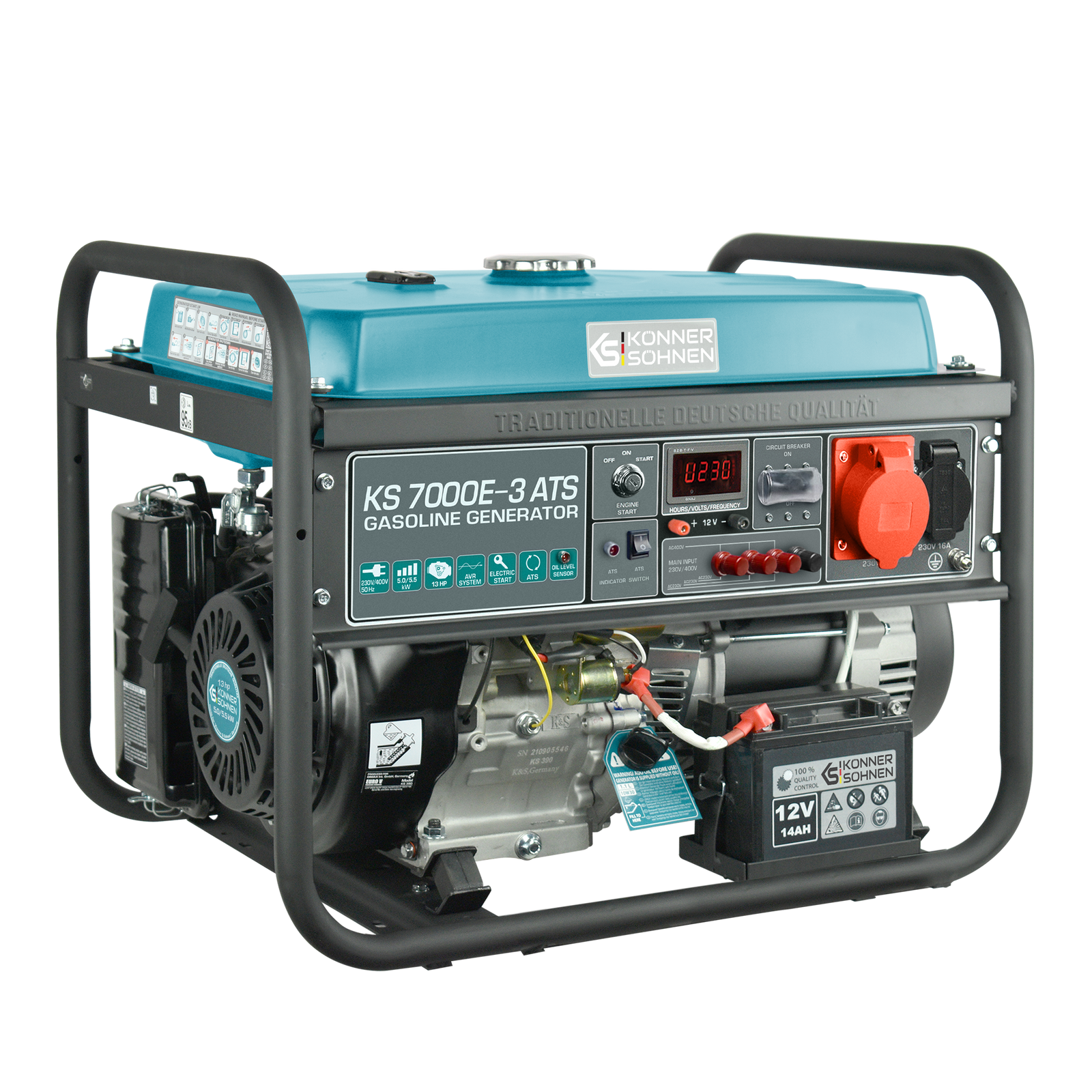 Gasoline generator "Könner & Söhnen" KS 7000E-3 ATS