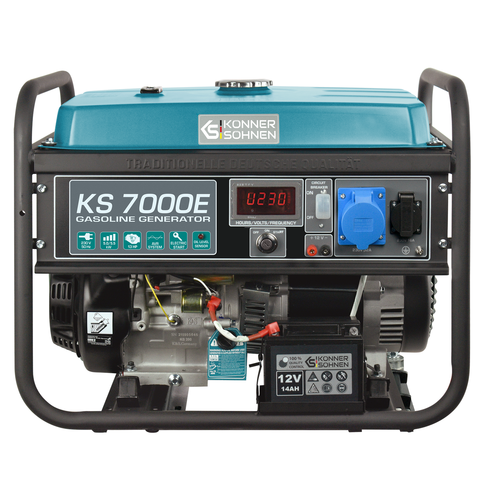 Gasoline generator "Könner & Söhnen" KS 7000E