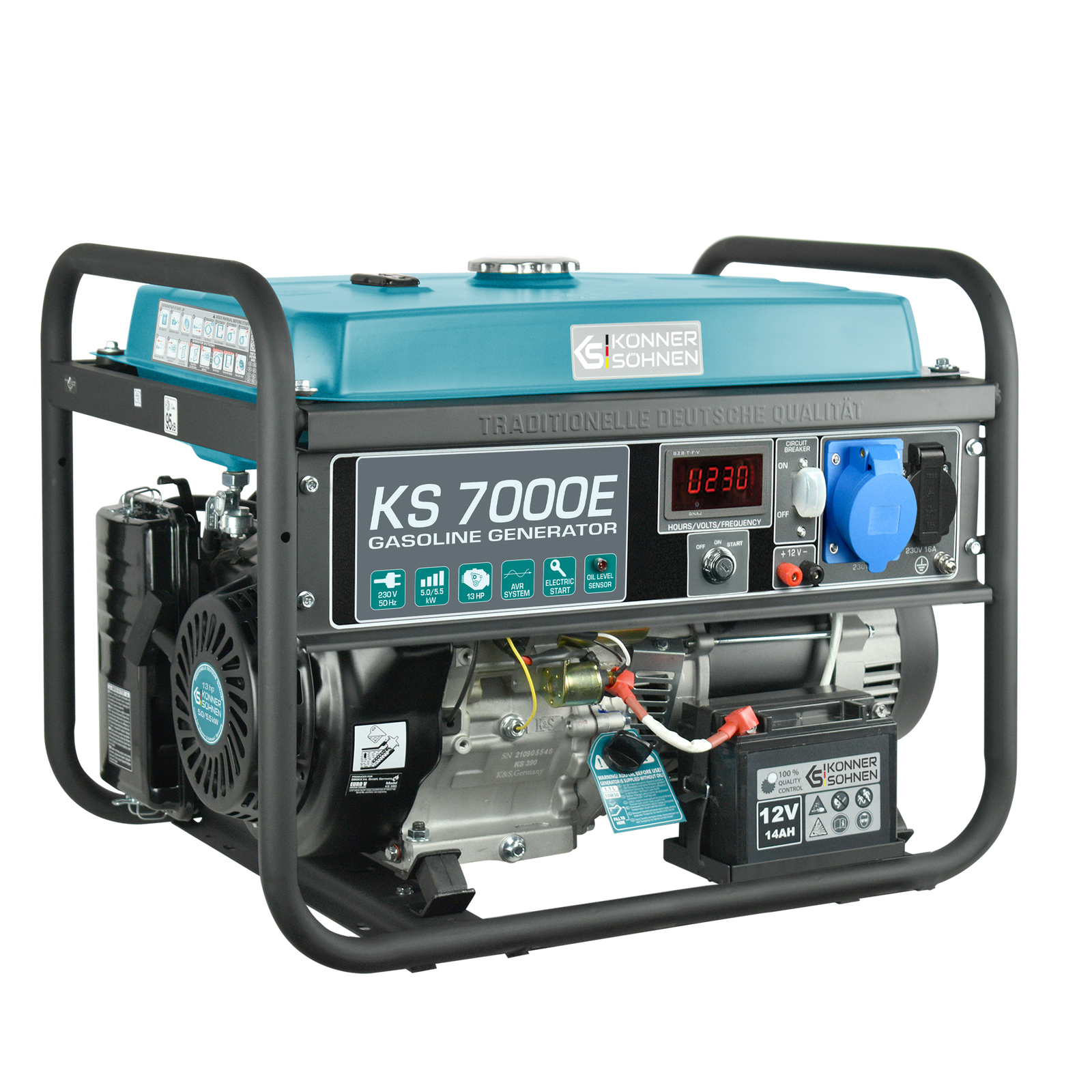 Gasoline generator "Könner & Söhnen" KS 7000E