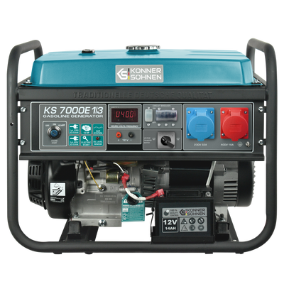 Gasoline generator "Könner & Söhnen" KS 7000E 1/3