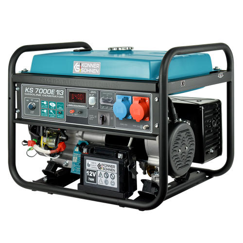 Gasoline generator "Könner & Söhnen" KS 7000E 1/3