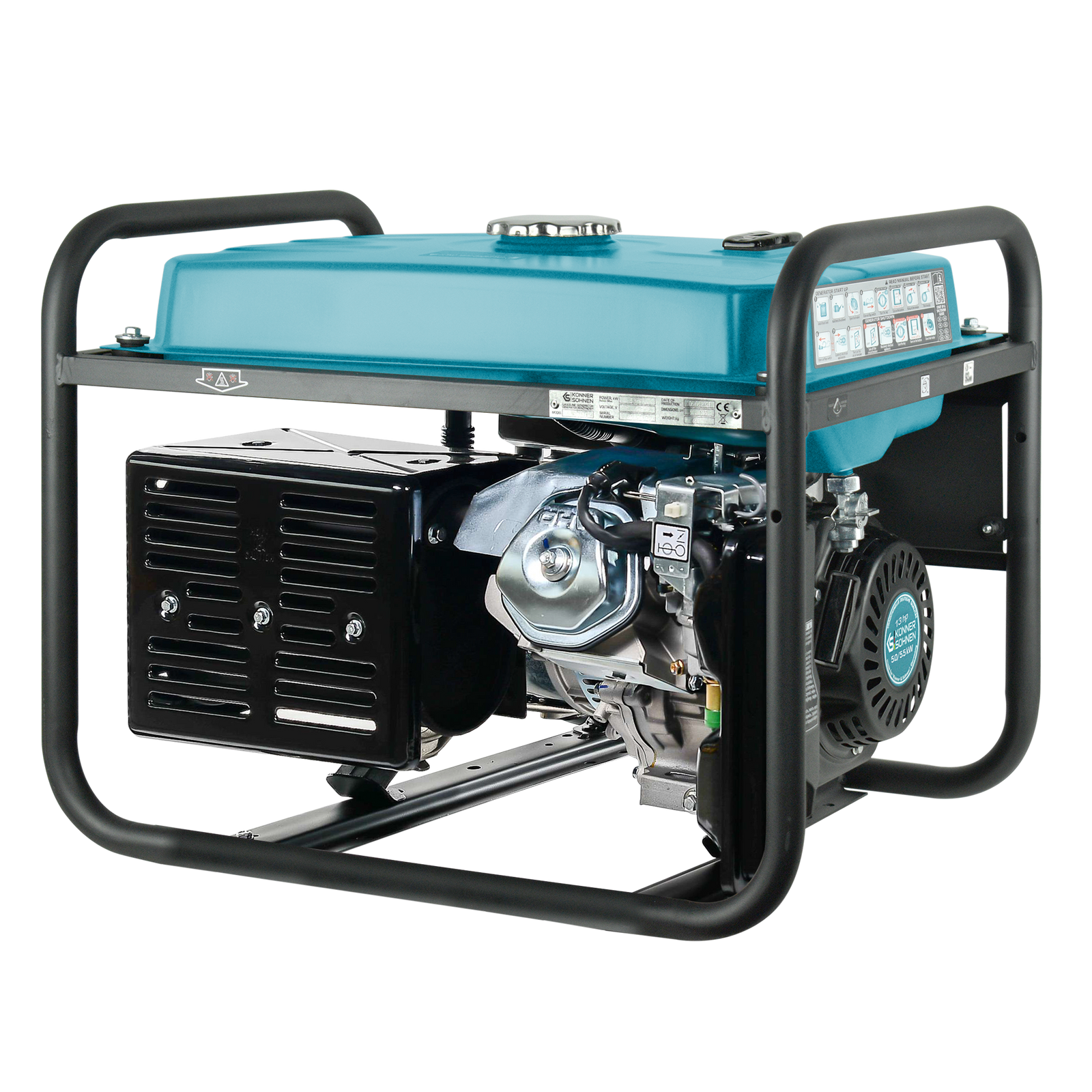 Gasoline generator "Könner & Söhnen" KS 7000E 1/3