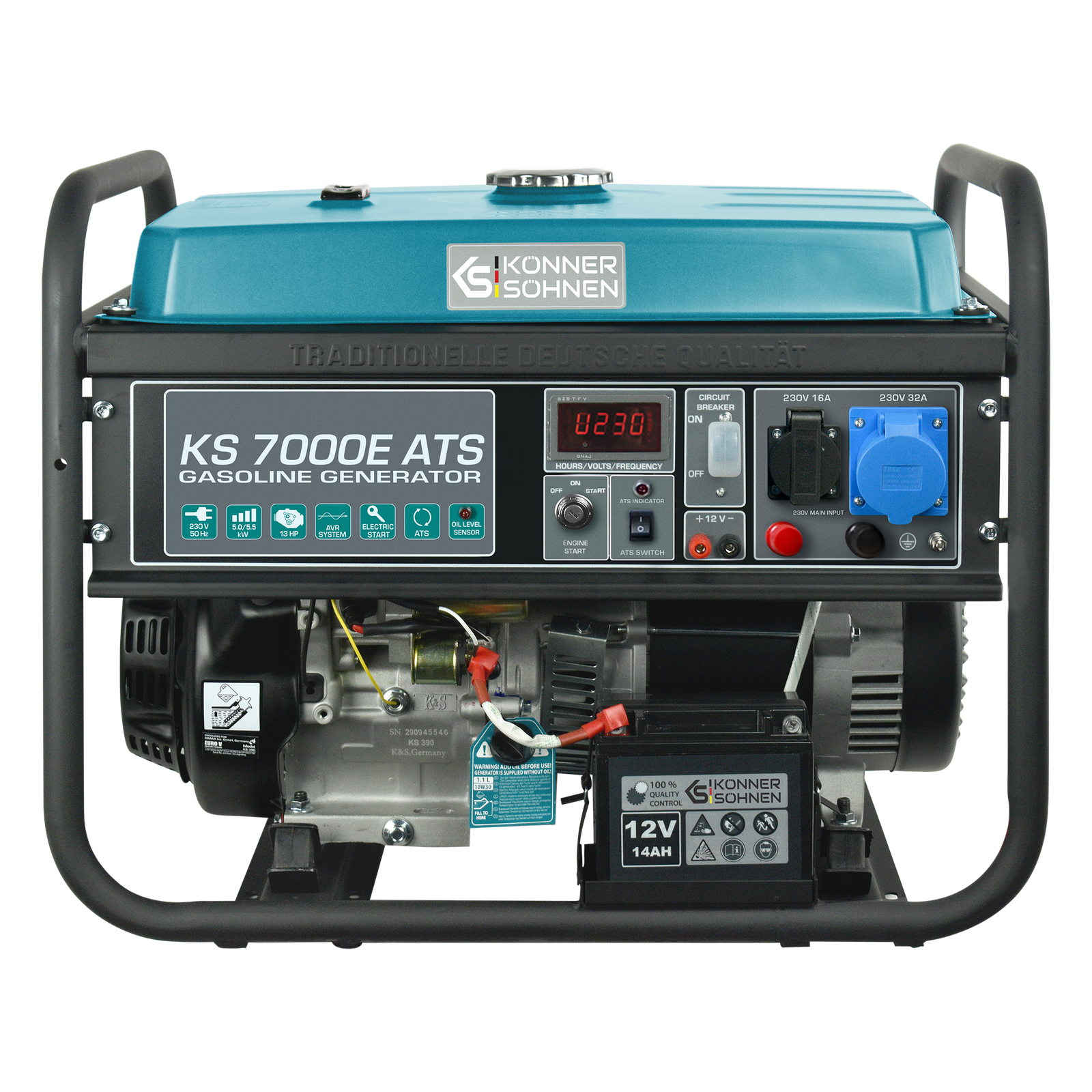 Gasoline generator "Könner & Söhnen" KS 7000E ATS
