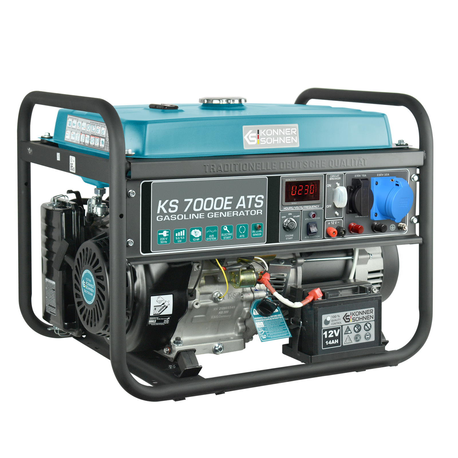 Gasoline generator "Könner & Söhnen" KS 7000E ATS