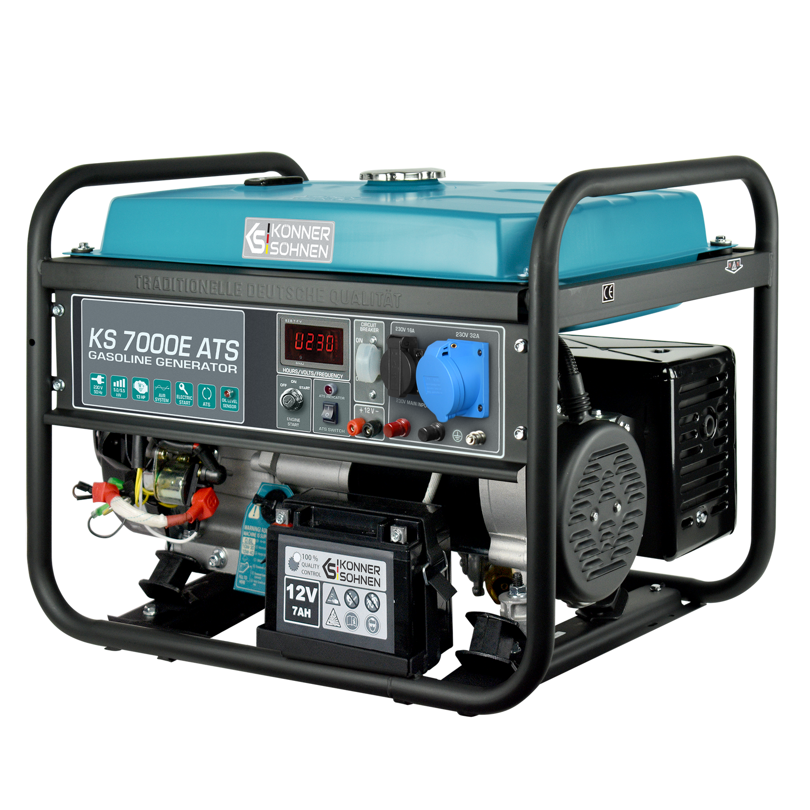 Gasoline generator "Könner & Söhnen" KS 7000E ATS