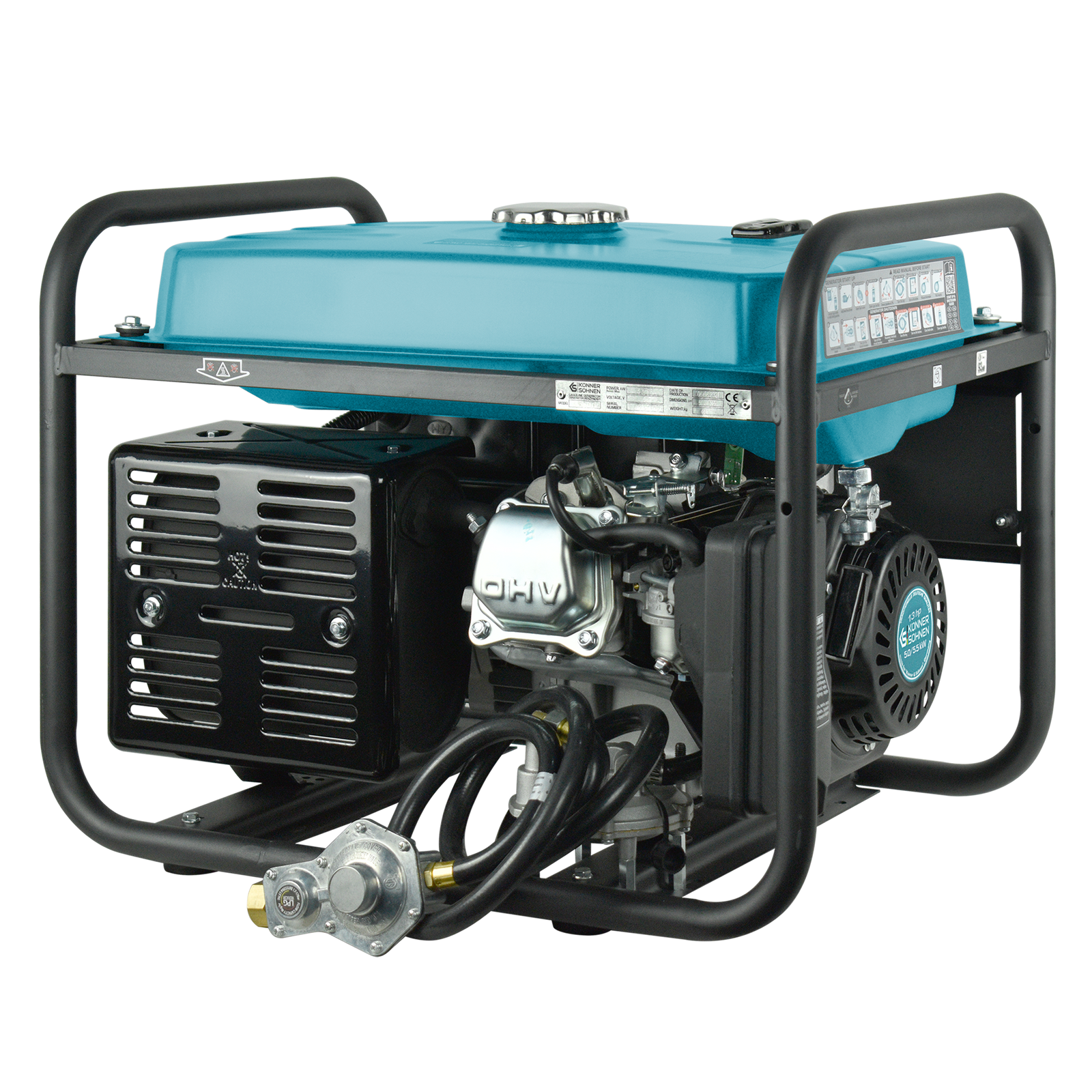 LPG/Gasoline Generator "Könner & Söhnen" KS 7000E G