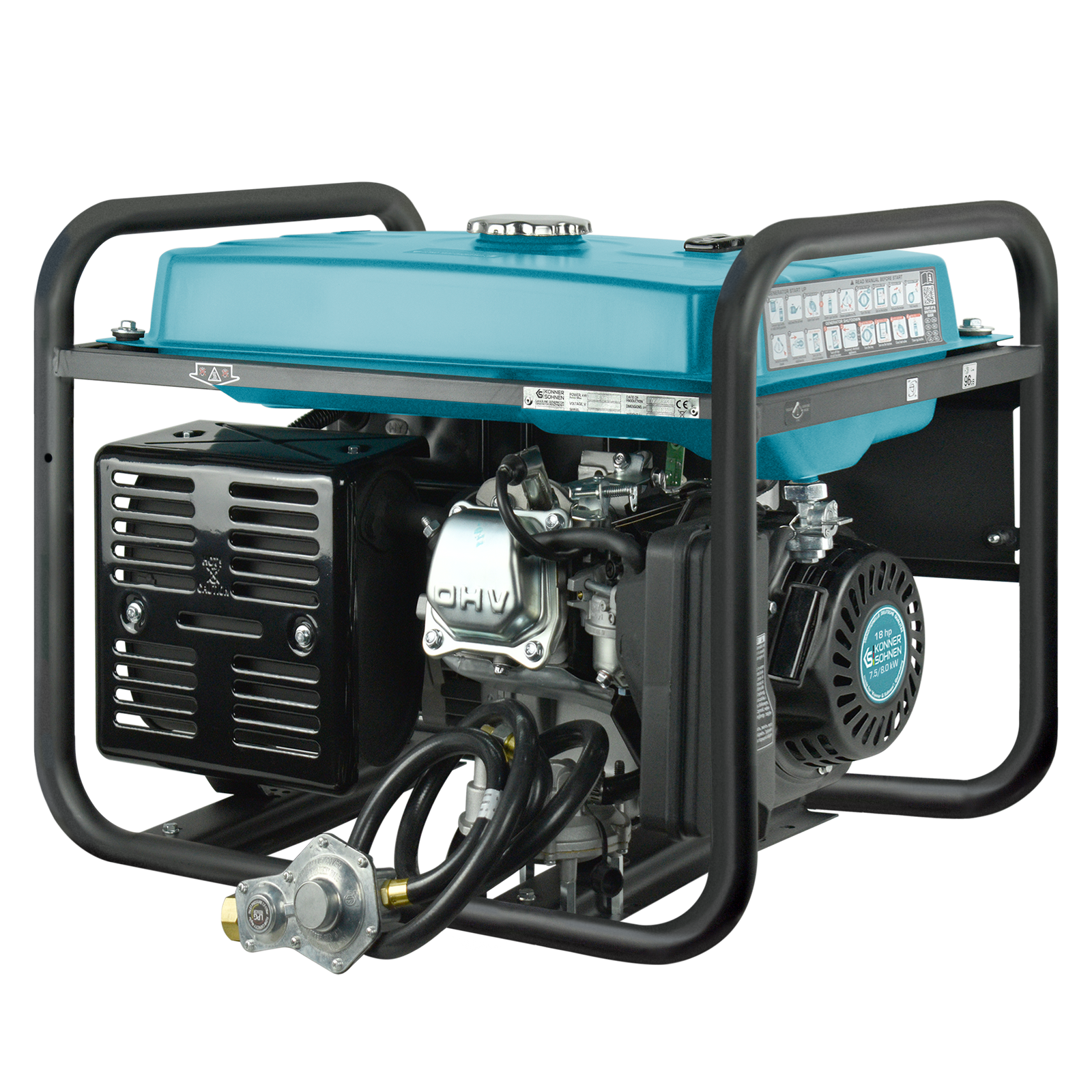 LPG/Gasoline Generator "Könner & Söhnen" KS 9000E G