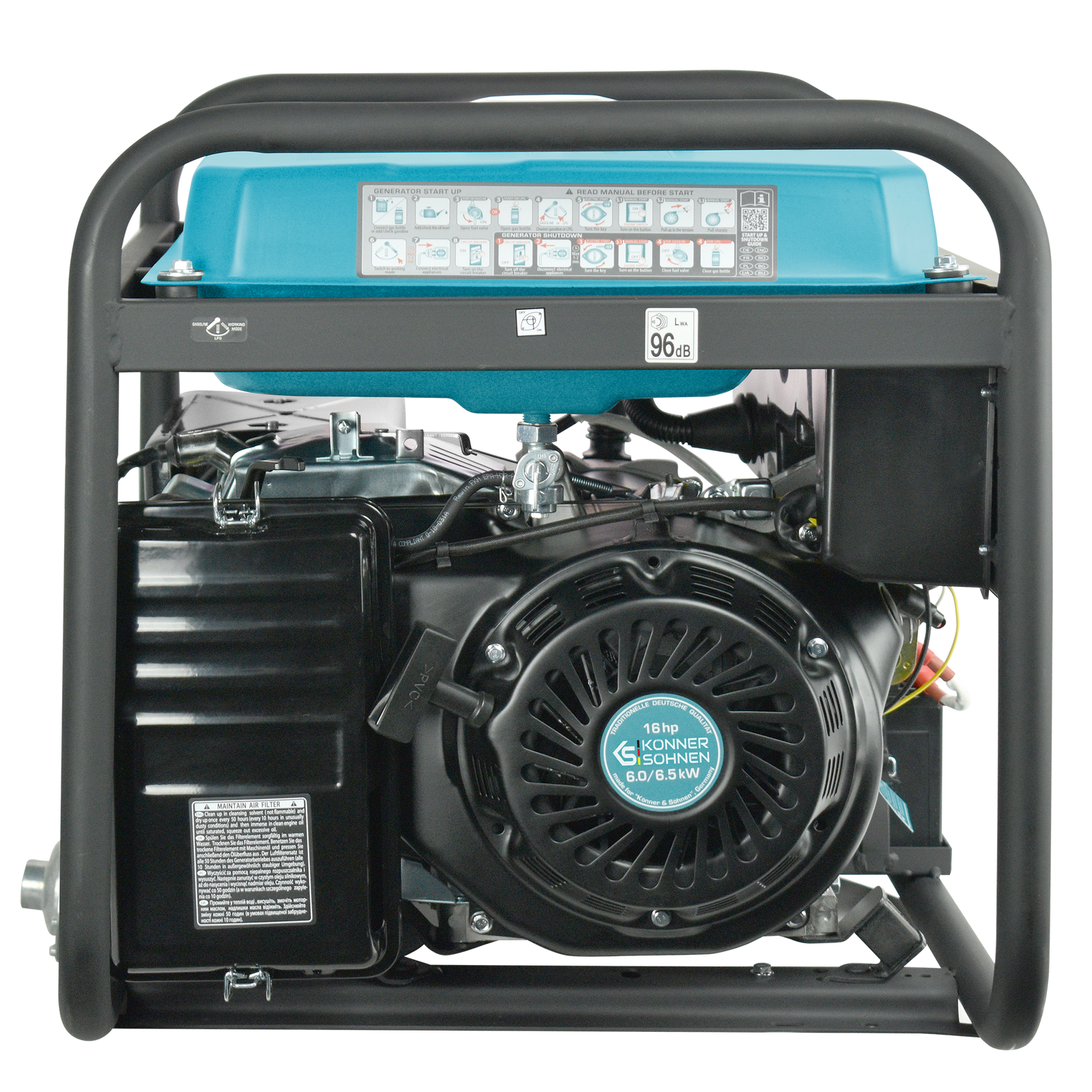 LPG/Gasoline Generator "Könner & Söhnen" KS 9000E G