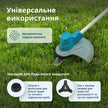 Тример садовий акумуляторний + Швидкий зарядний пристрій + Акумулятор 20V KS BCT-20V SET MAX thumbnail