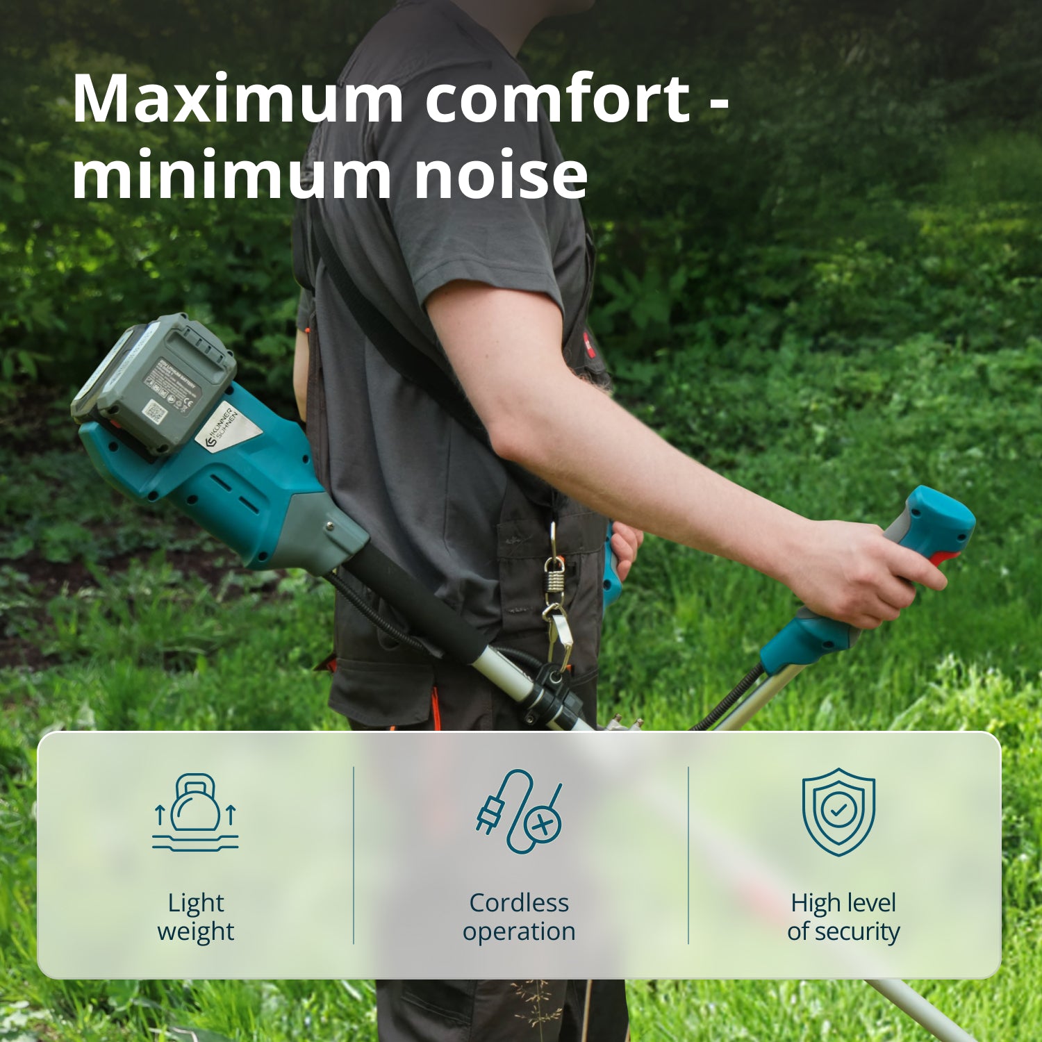 Cordless brush cutter & String trimmer KS BCT-40V